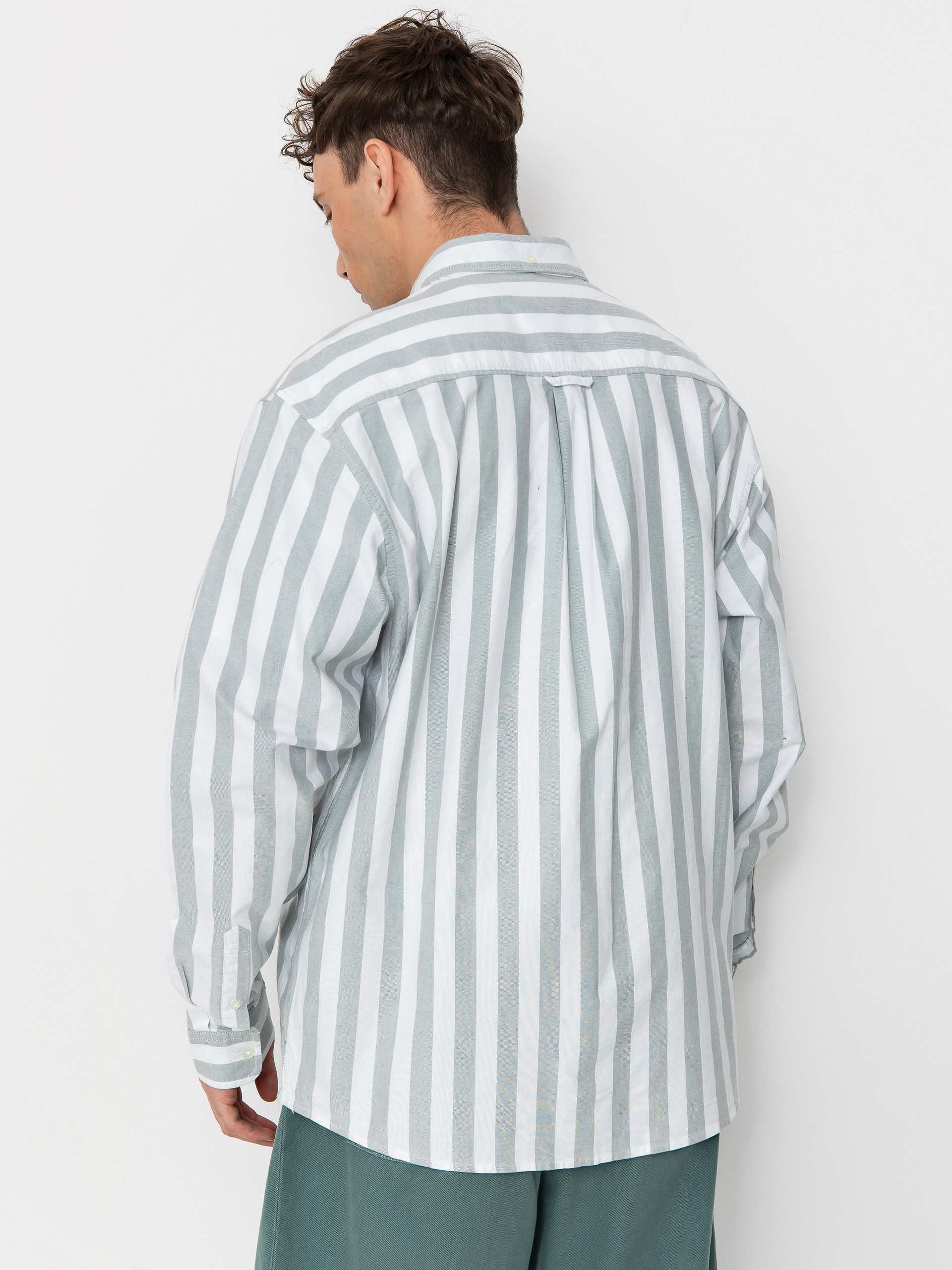 Košeľa Carhartt WIP Dillion (dillion stripe/park/white)