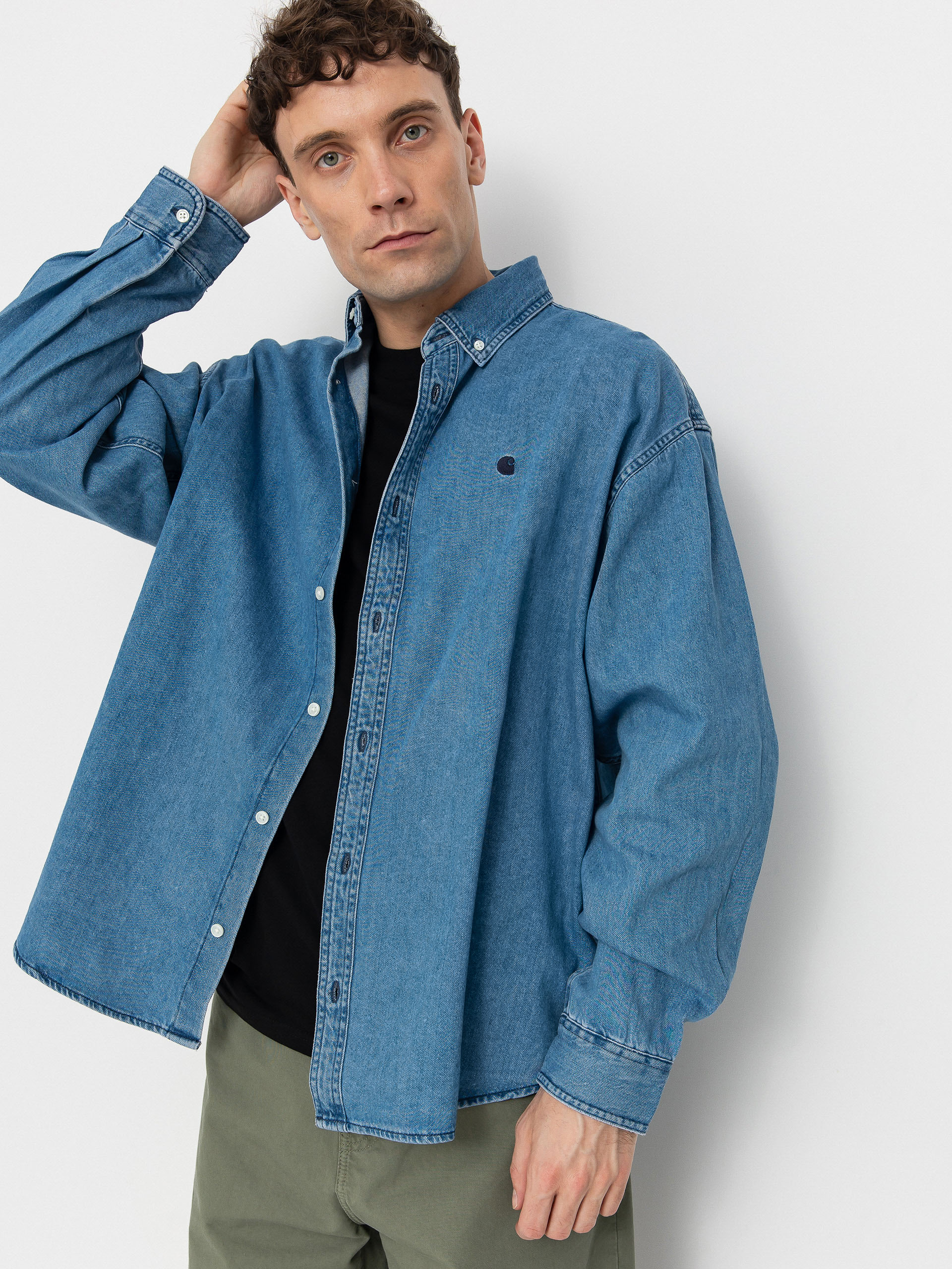 Košeľa Carhartt WIP Lucas (blue)