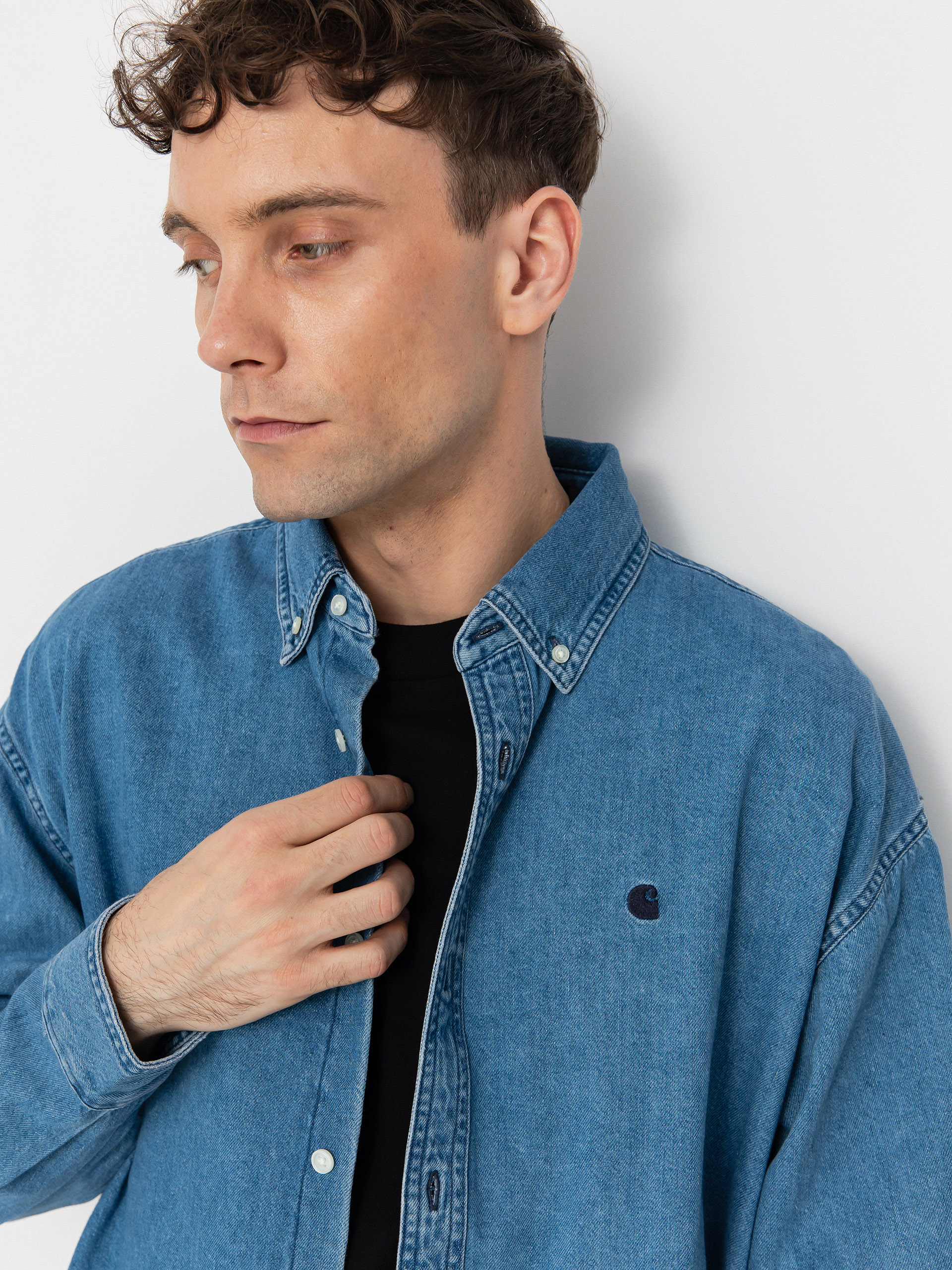 Košeľa Carhartt WIP Lucas (blue)