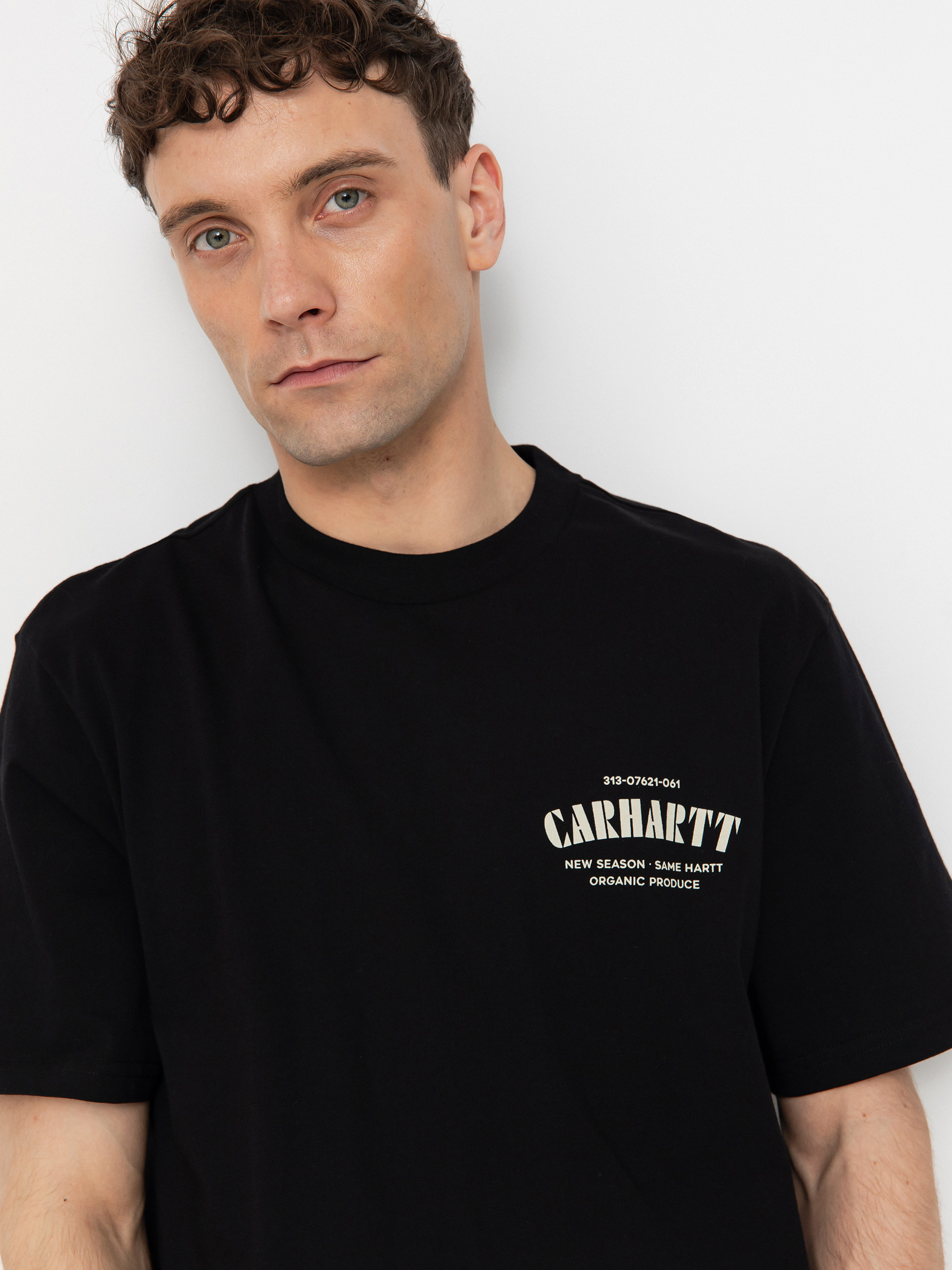 Tričko Carhartt WIP Catalogue C Logo (black)