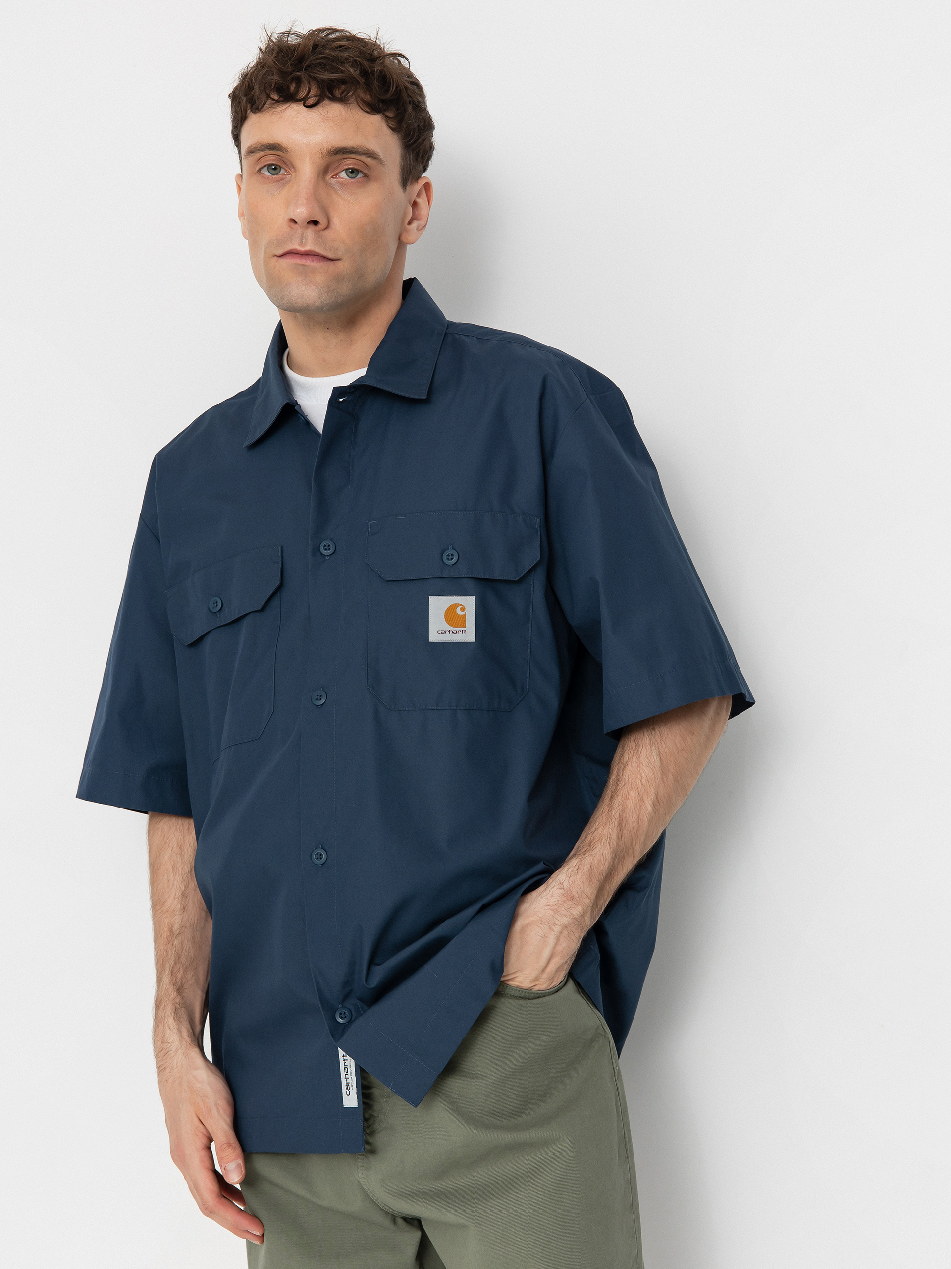 Košeľa Carhartt WIP Craft (dusky blue)