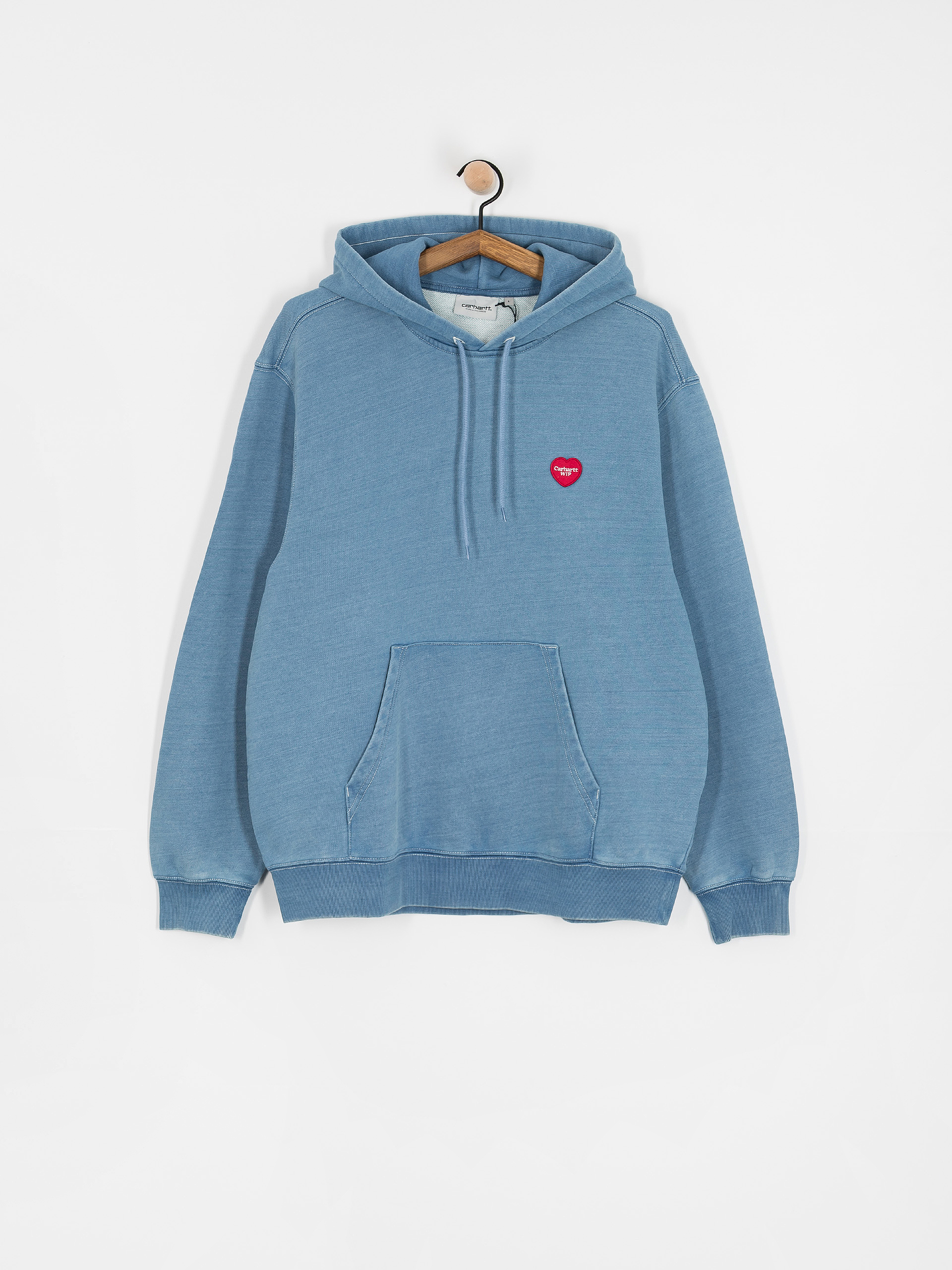 Mikina s kapucňou Carhartt WIP Ingo HD (light blue)