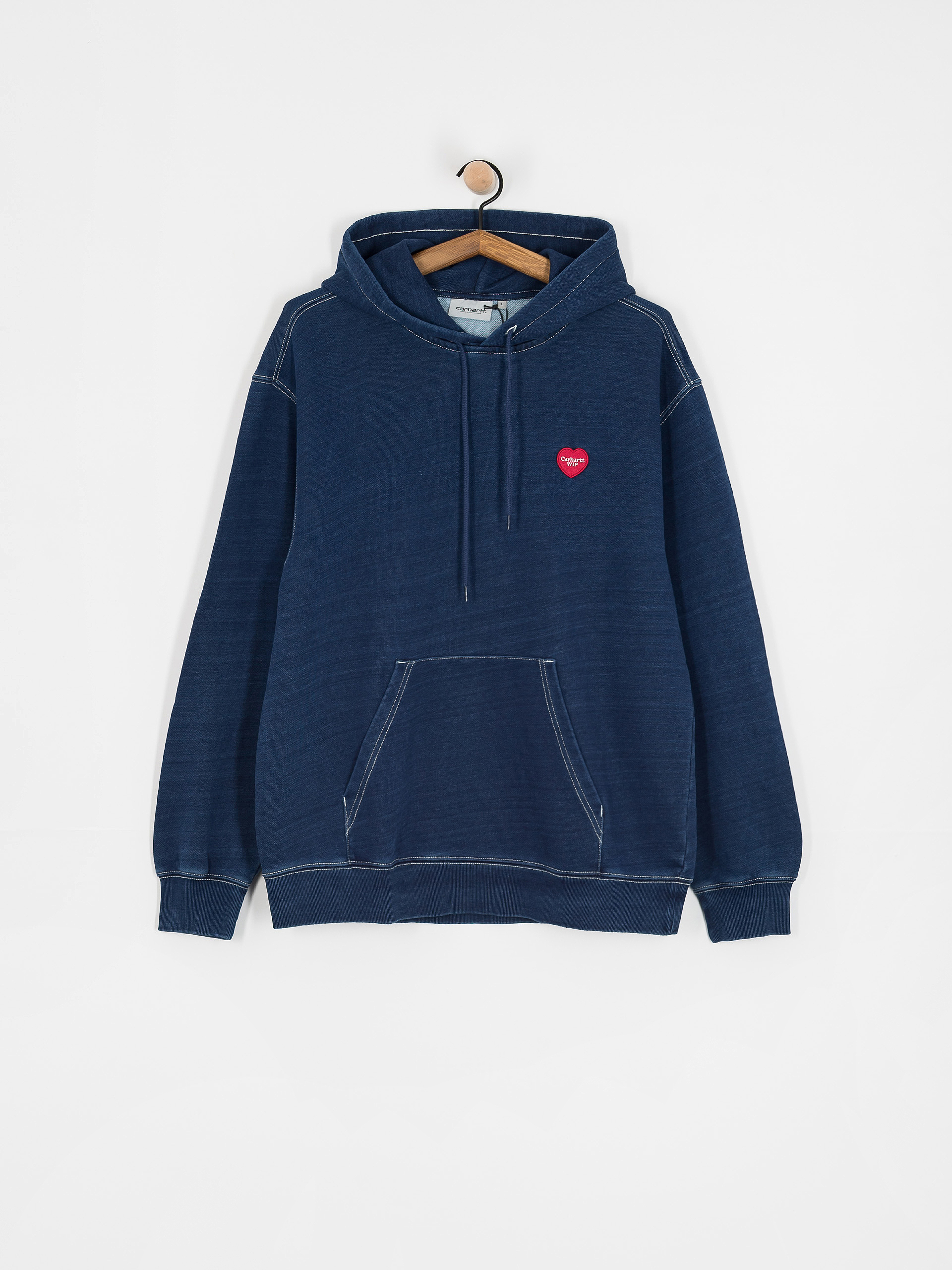 Mikina s kapucňou Carhartt WIP Ingo HD (dark blue)