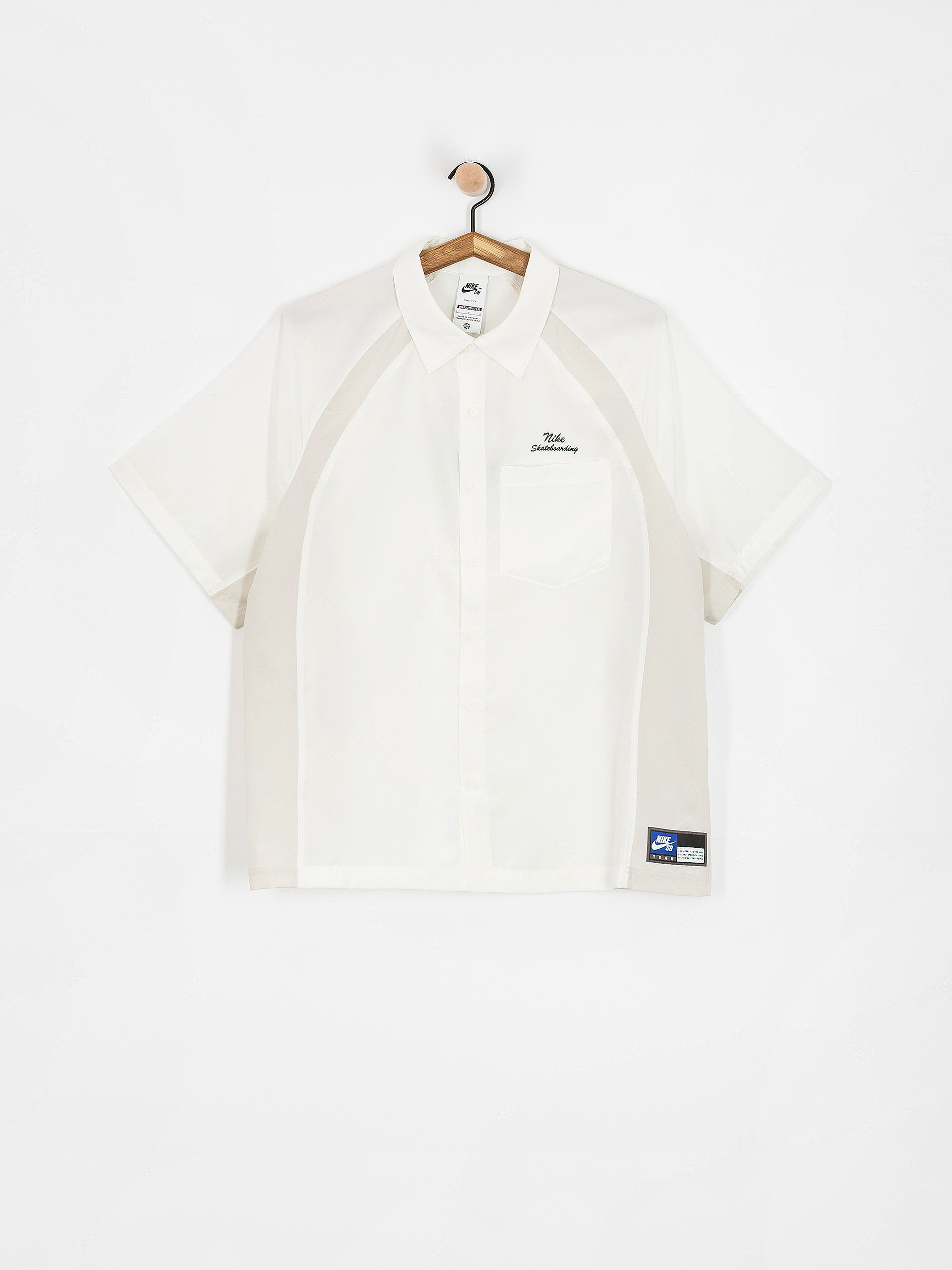 Košeľa Nike SB Dri Fit Bowler2 Woven (sail/light bone/black)