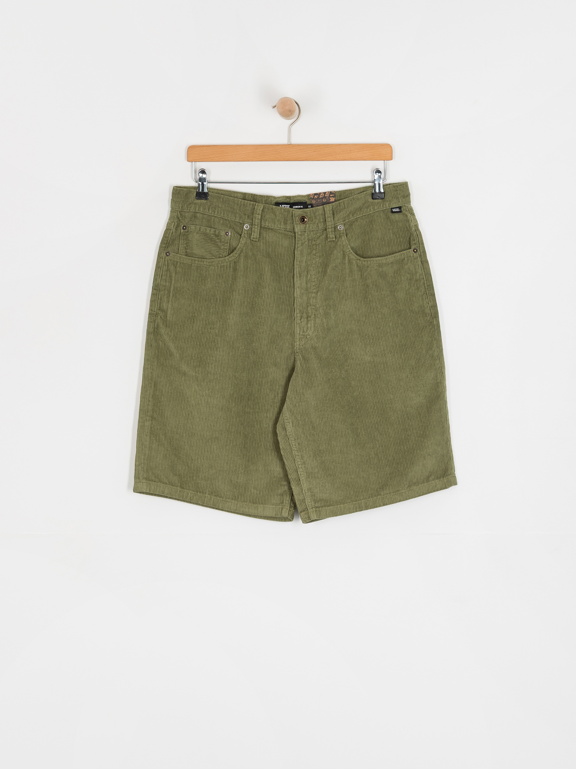 Kraťasy Vans Check 5 Loose Corduroy (loden green)