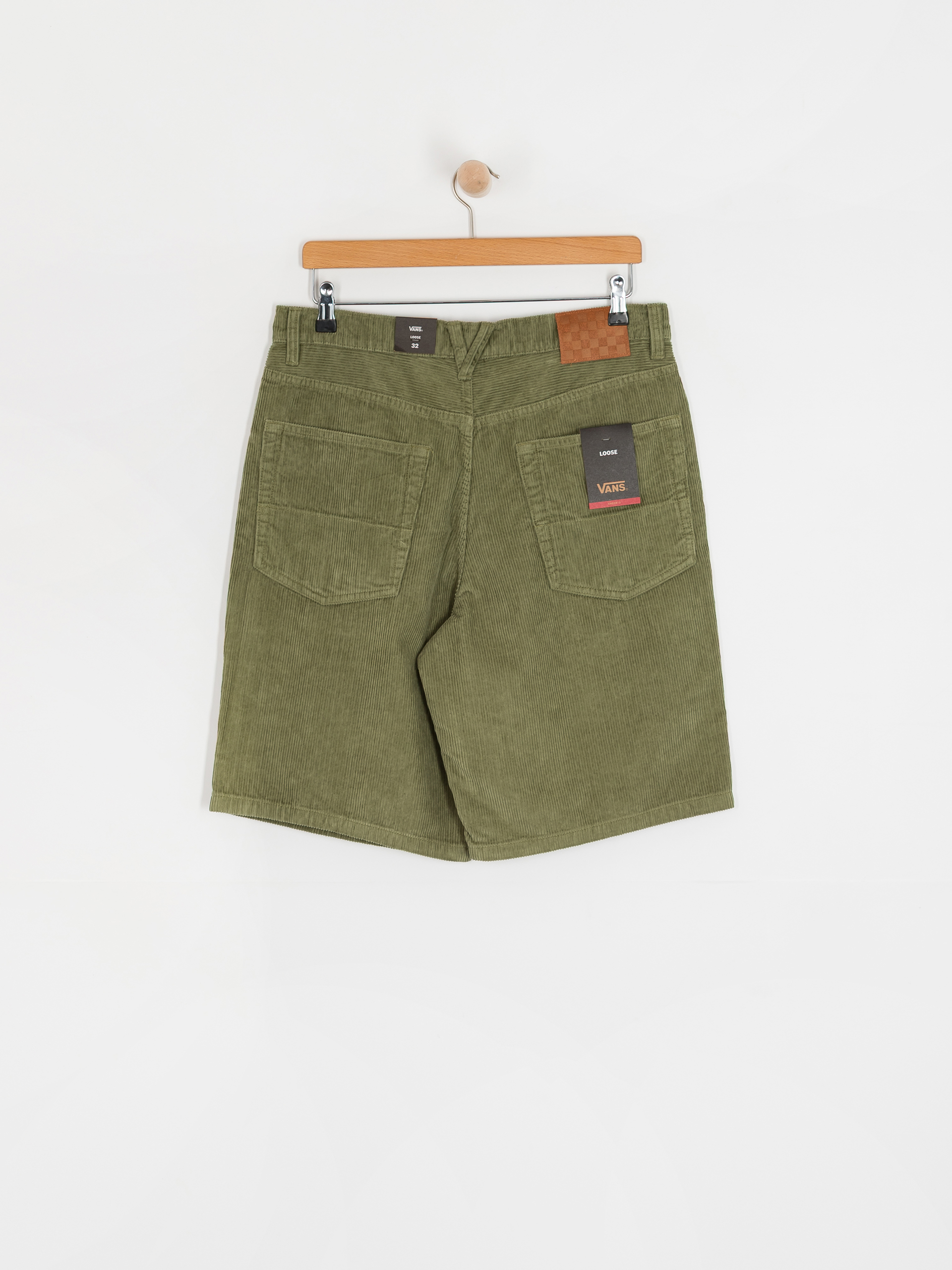 Kraťasy Vans Check 5 Loose Corduroy (loden green)