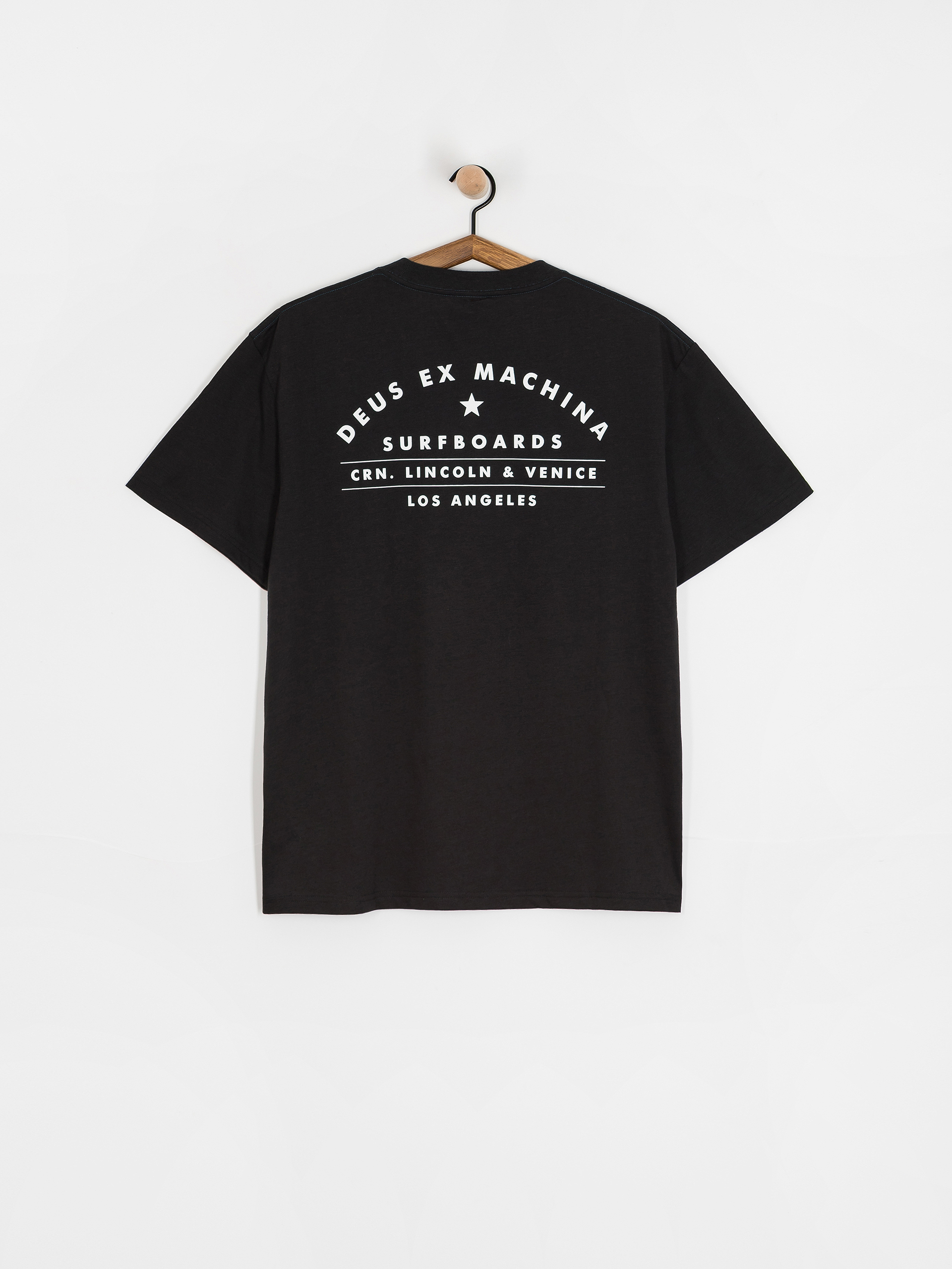 Tričko Deus Ex Machina Los Angeles Surf Address (black)