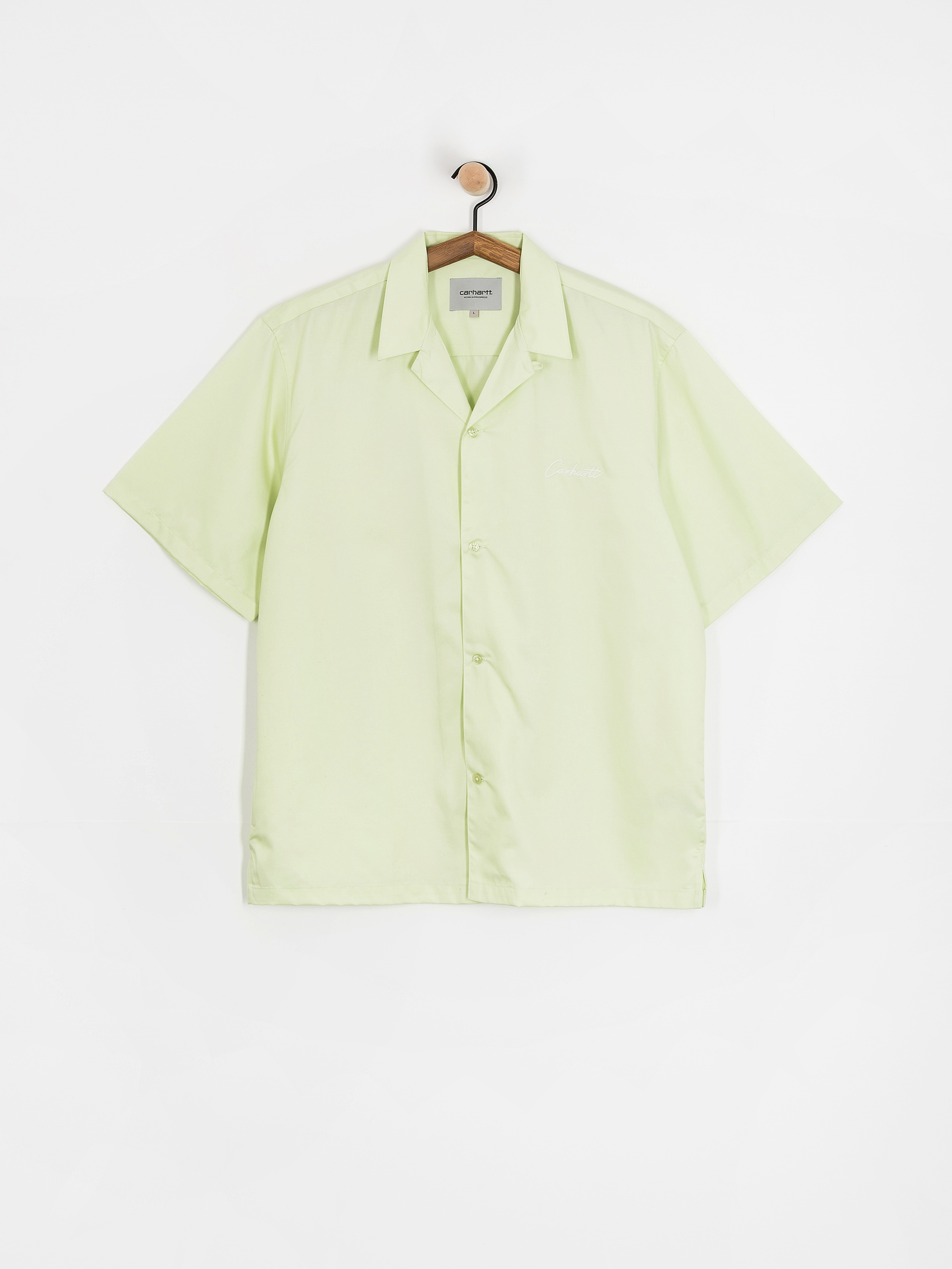 Košeľa Carhartt WIP Delray (air green/white)