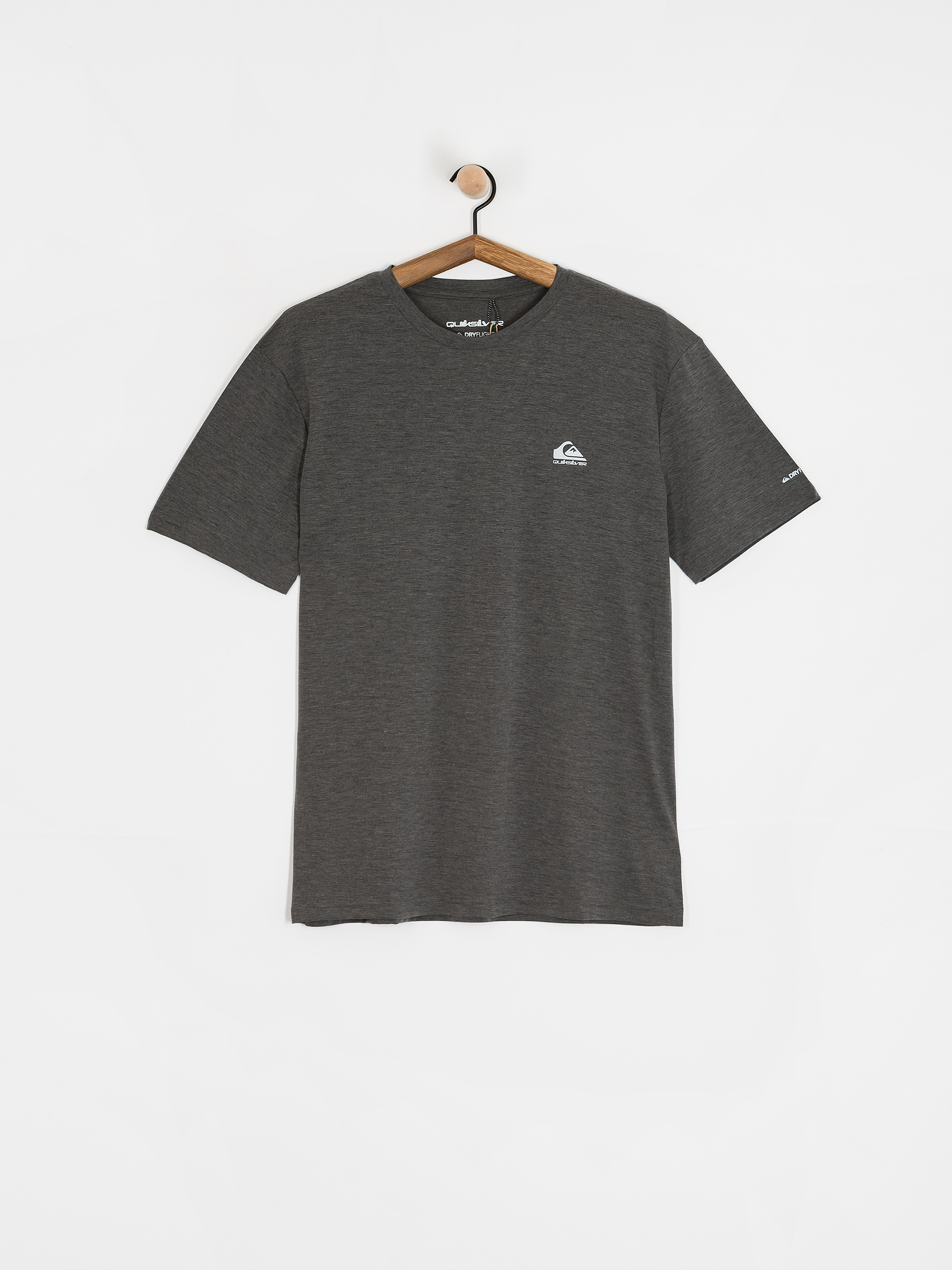 Tričko Quiksilver Coastal Run (black heather)