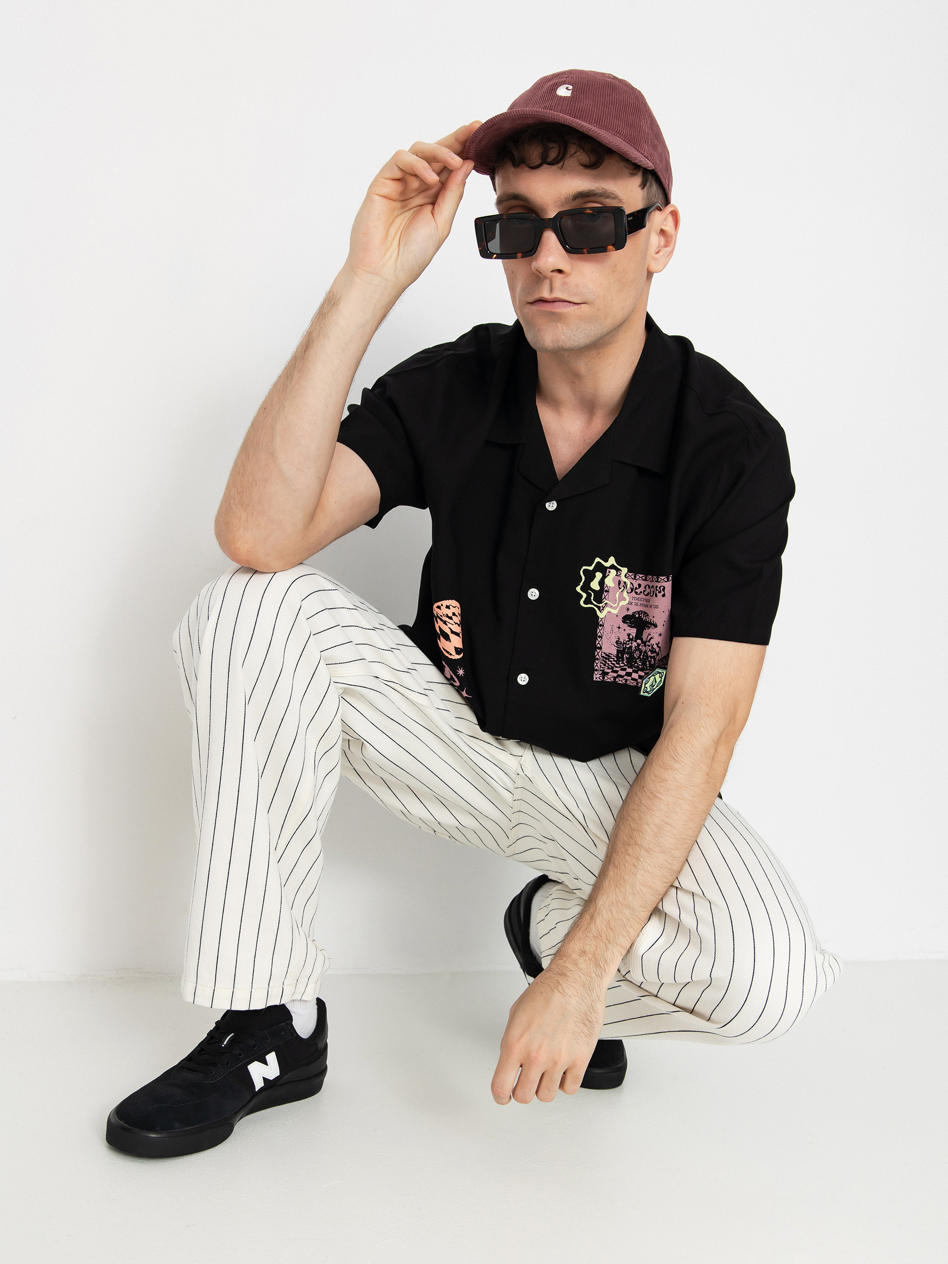 Košeľa Volcom Fa F Rygalski (black)