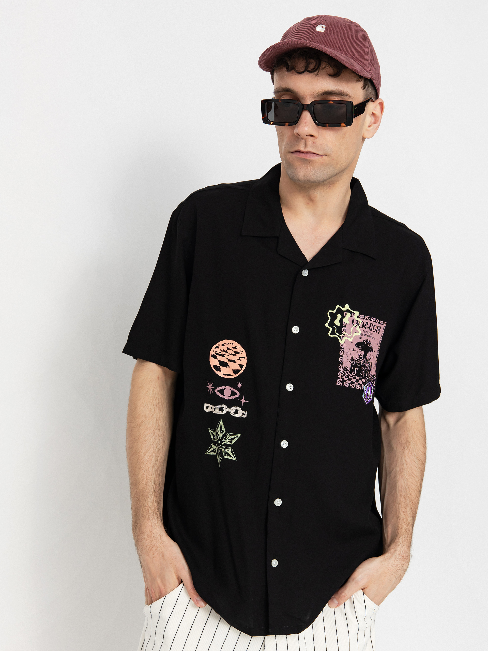 Košeľa Volcom Fa F Rygalski (black)