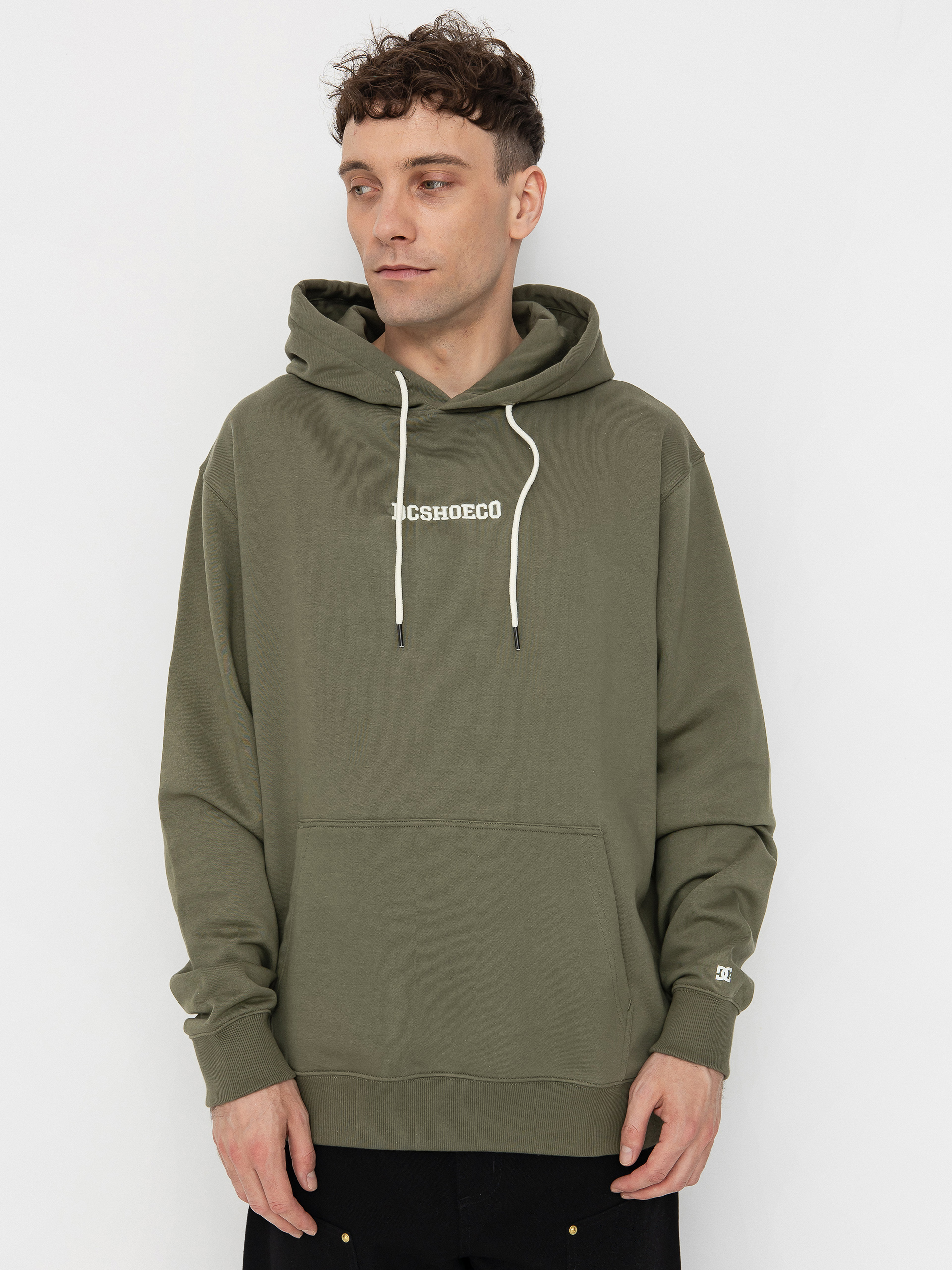 Mikina s kapucňou DC Baseline HD (deep lichen green)