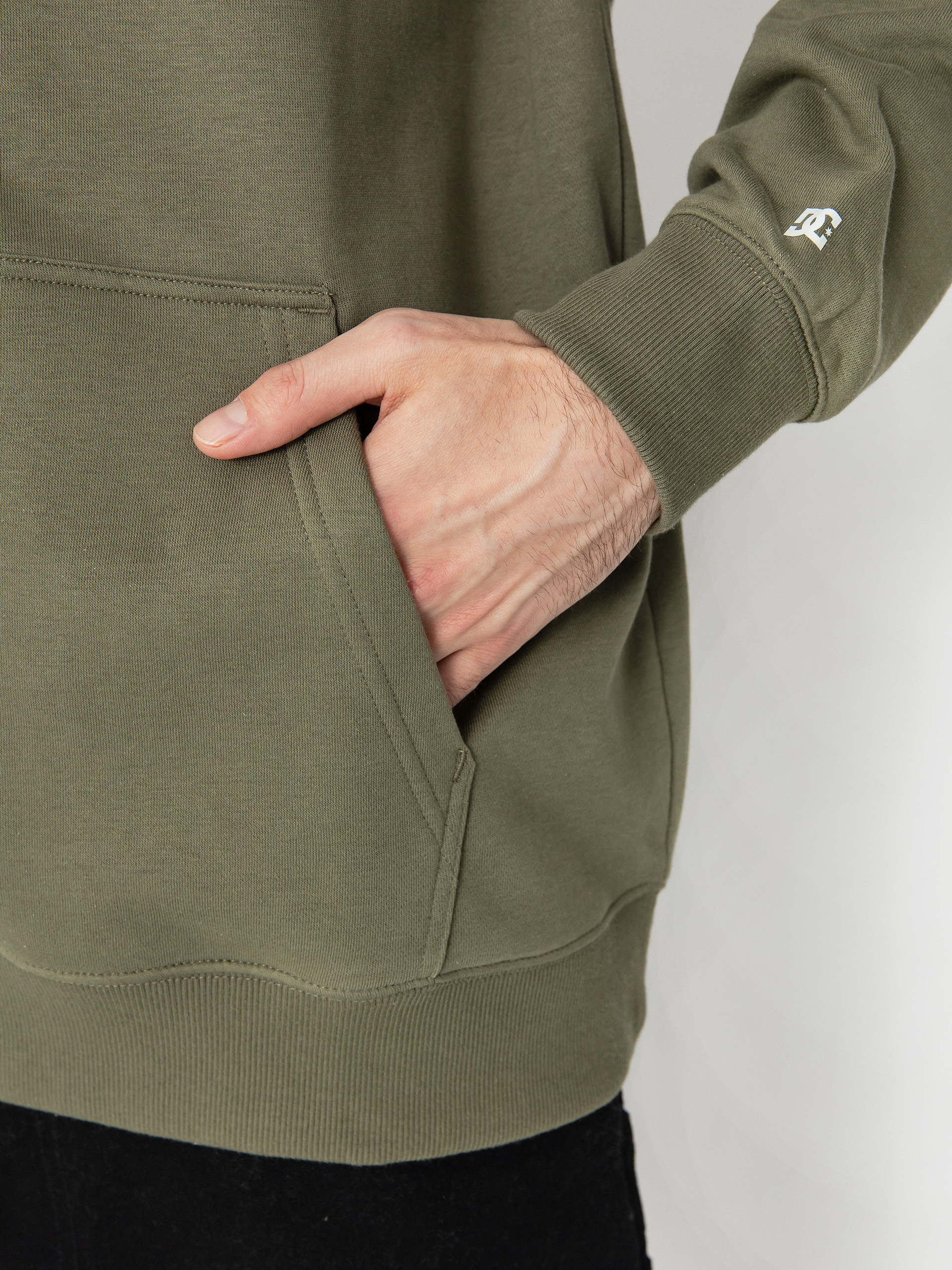 Mikina s kapucňou DC Baseline HD (deep lichen green)