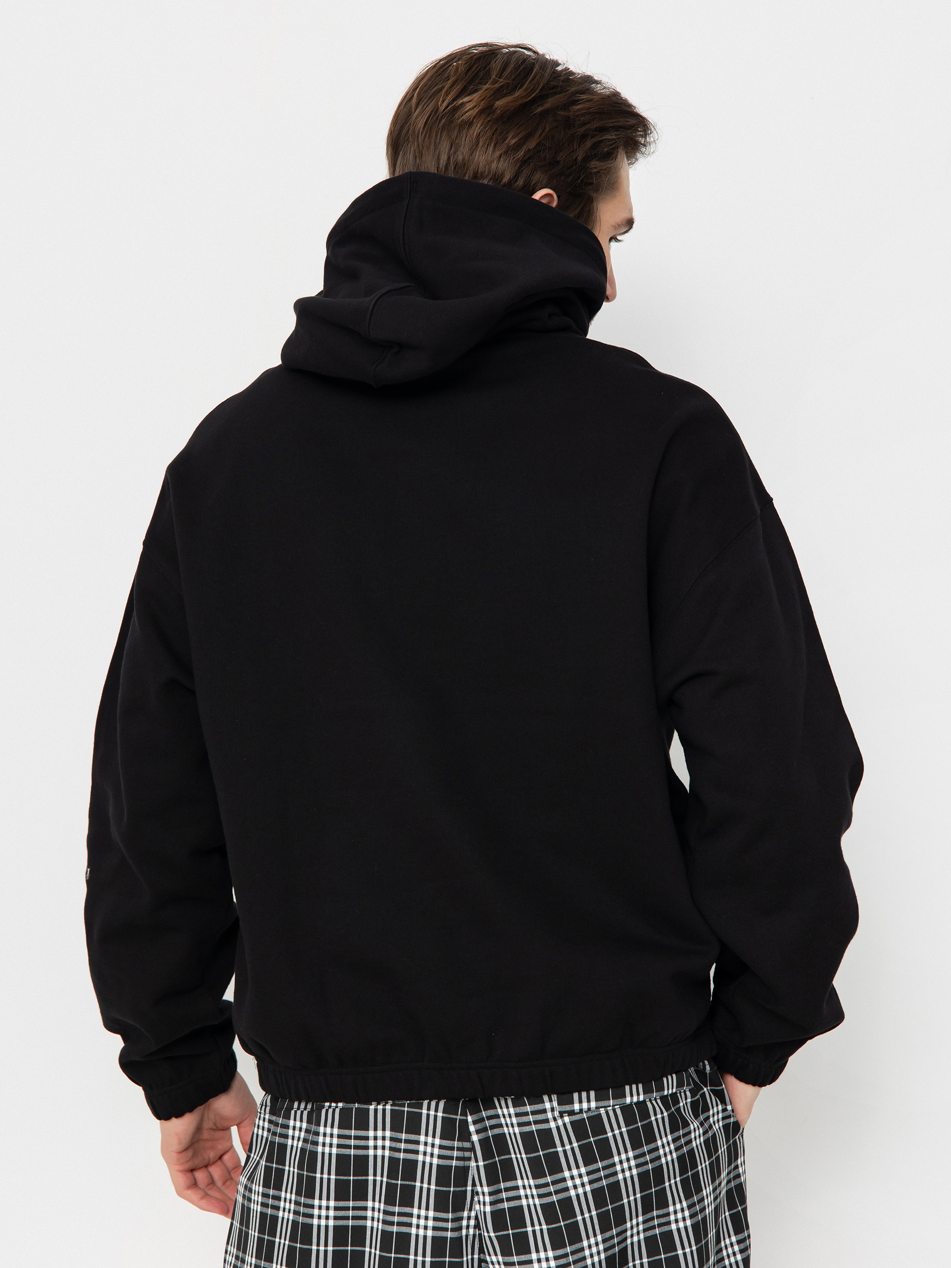 Mikina s kapucňou Wasted Paris Yard Boxy HD (black)