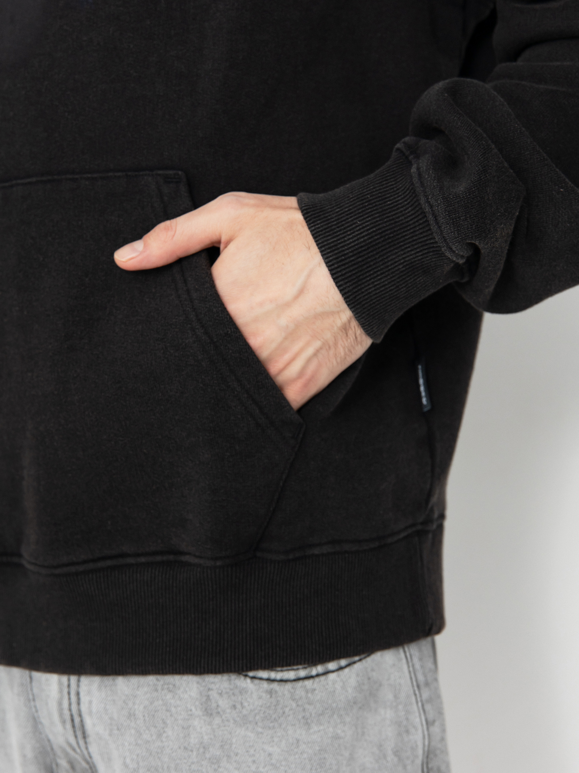 Mikina s kapucňou Wasted Paris Orthos HD (faded black)