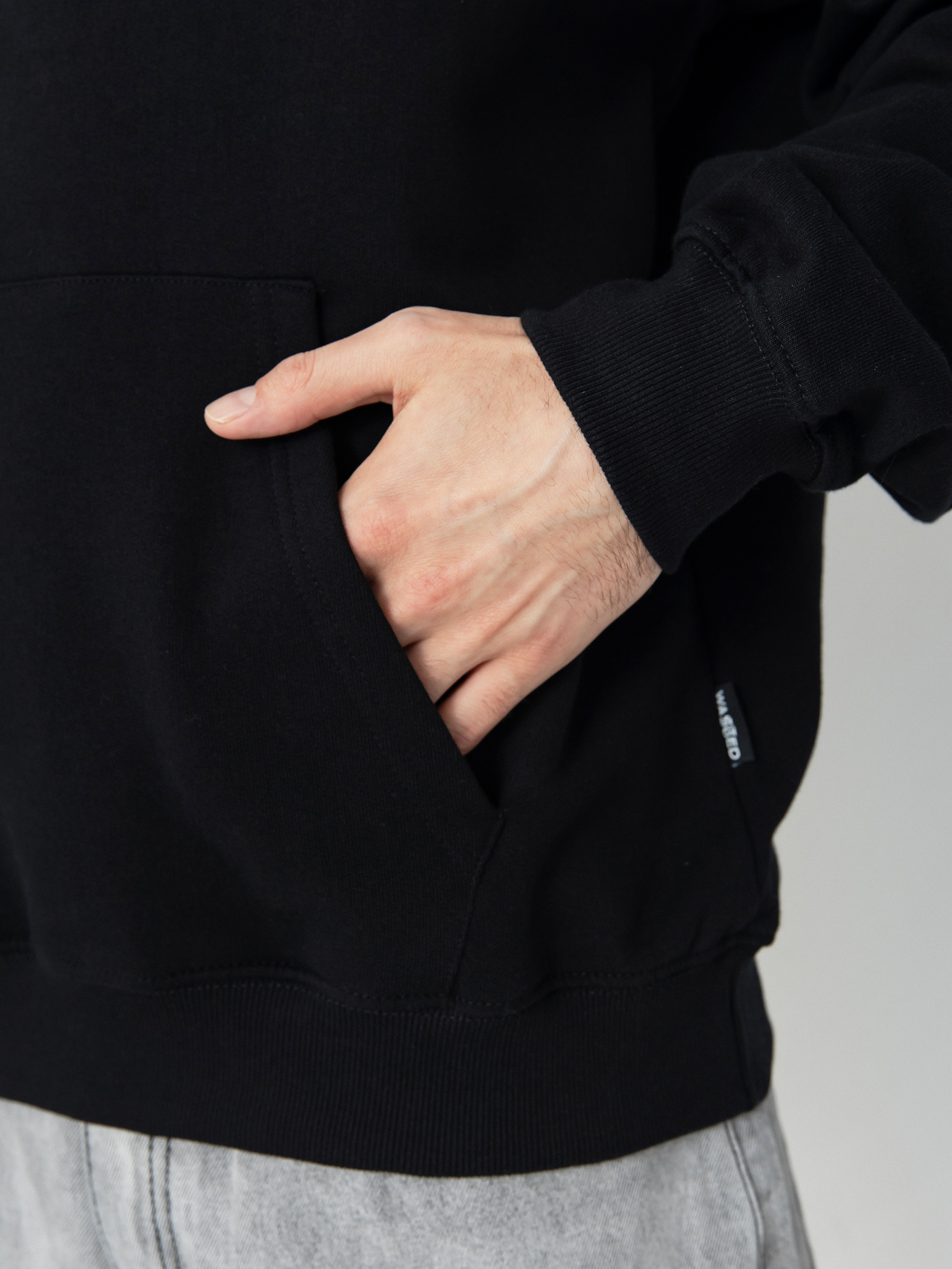 Mikina s kapucňou Wasted Paris Knuckles HD (black)