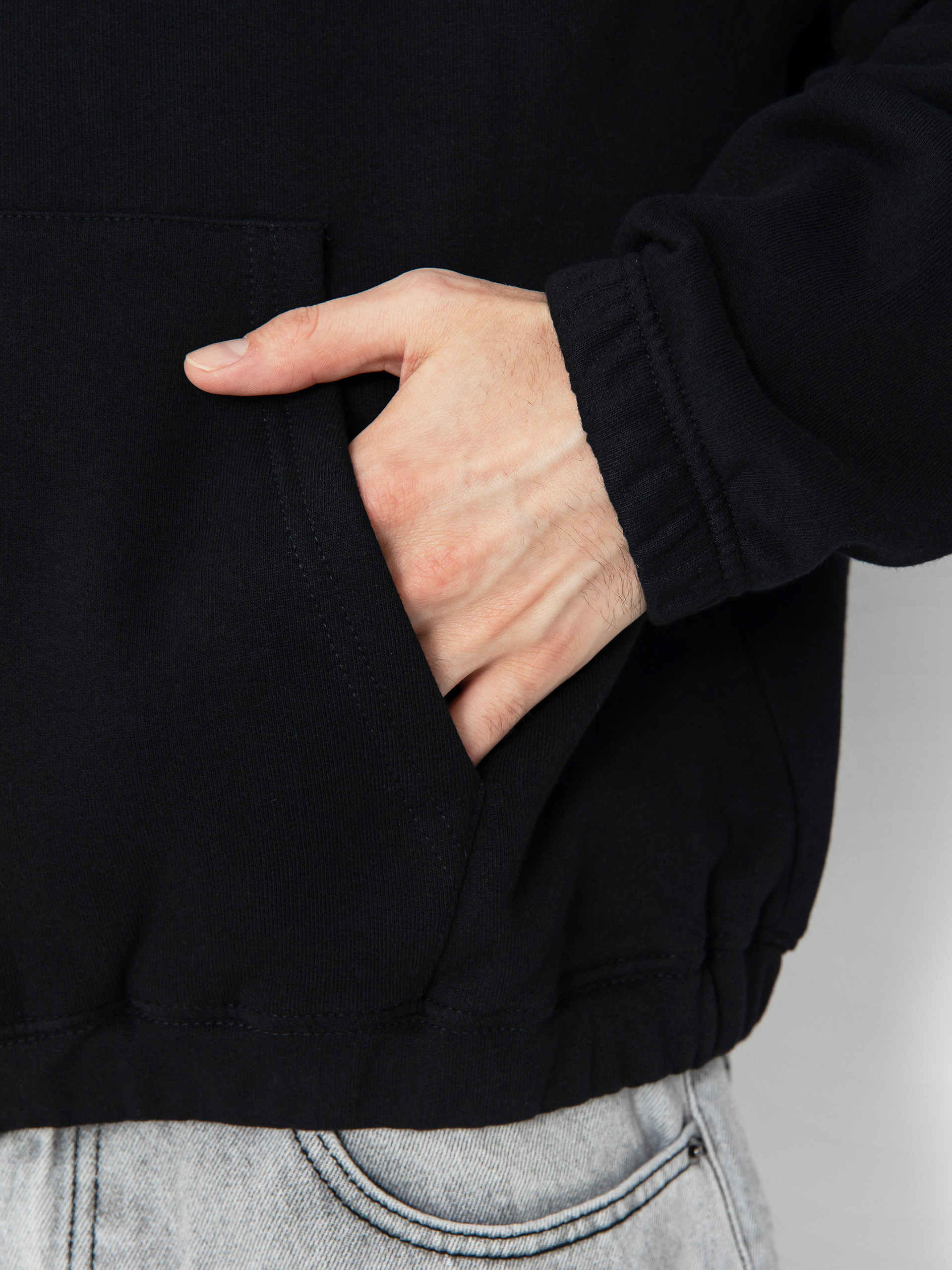 Mikina s kapucňou Wasted Paris Kingdom Curve Destroy Boxy ZHD (black)