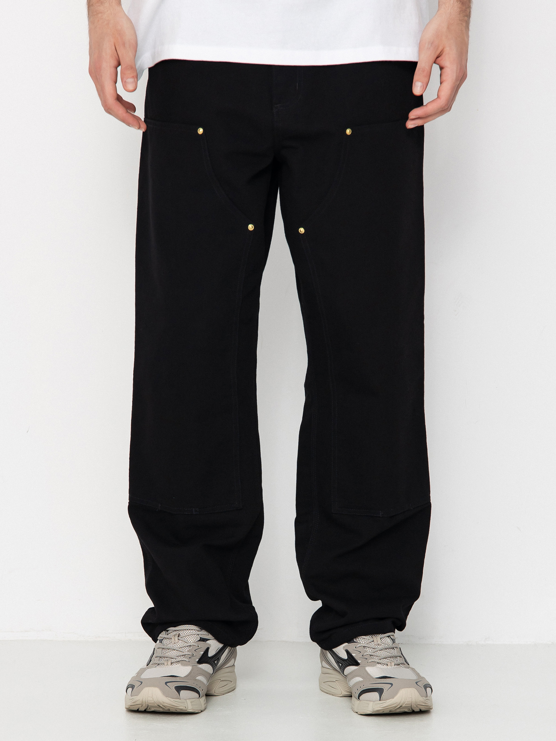 Nohavice Carhartt WIP Double Knee (black)