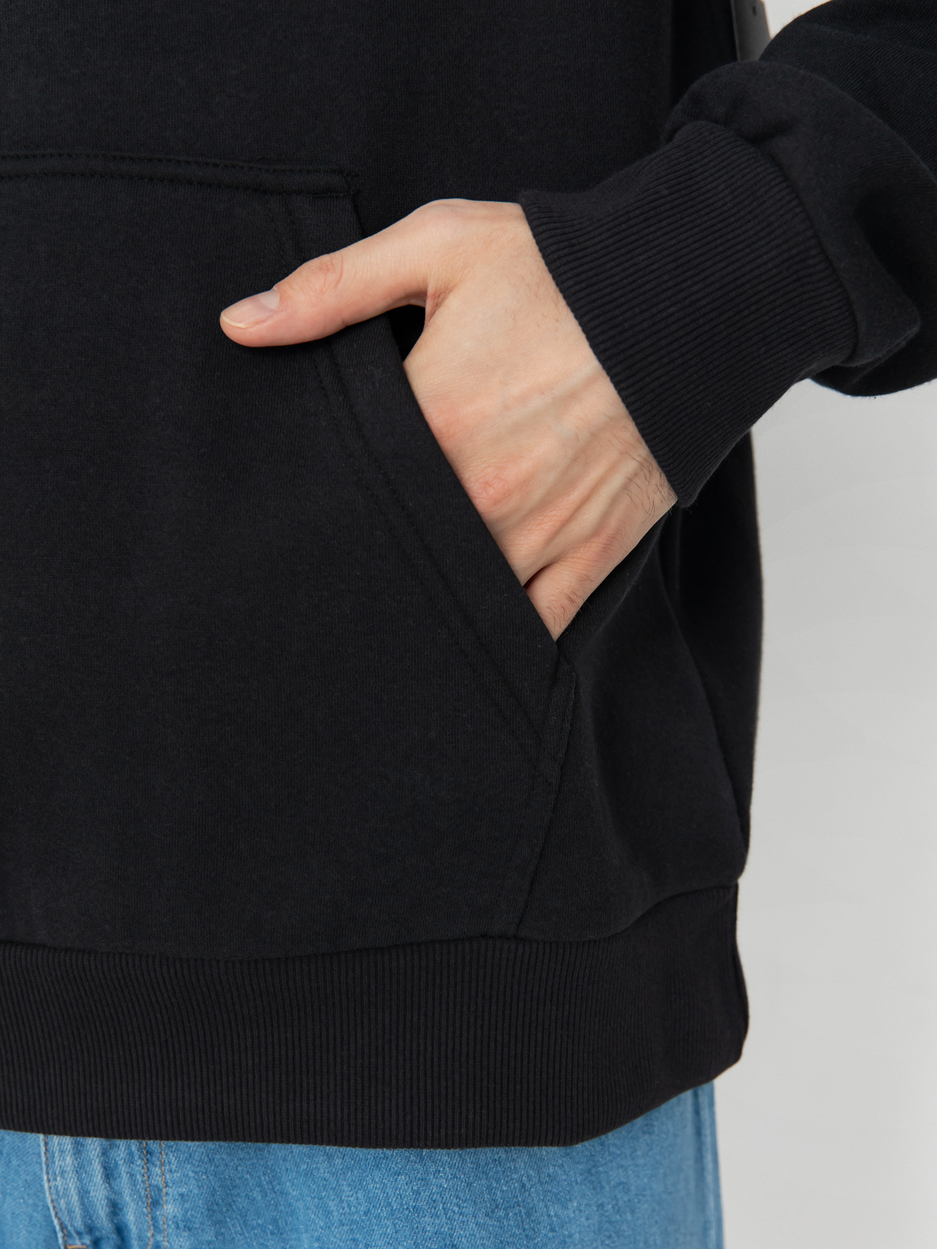 Mikina s kapucňou Brixton Freeman HD (black)