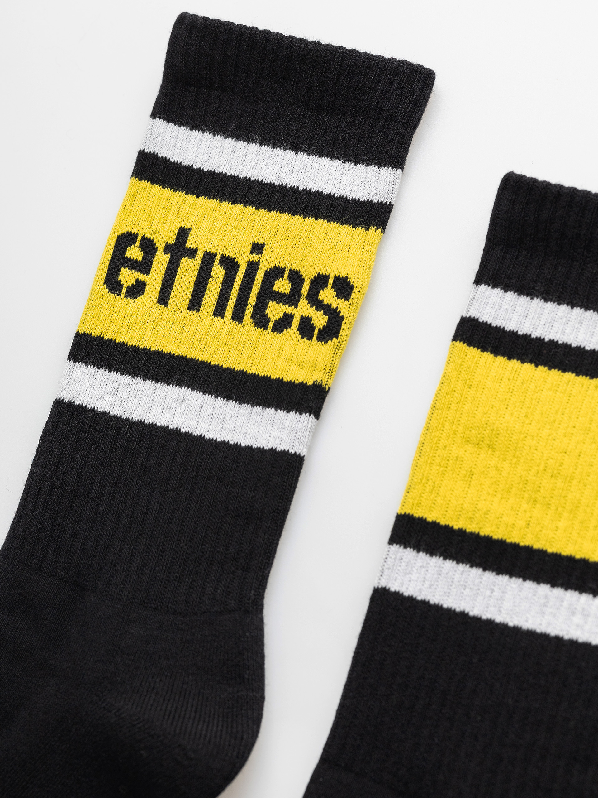 Ponožky Etnies Etnies Crew (black/yellow)