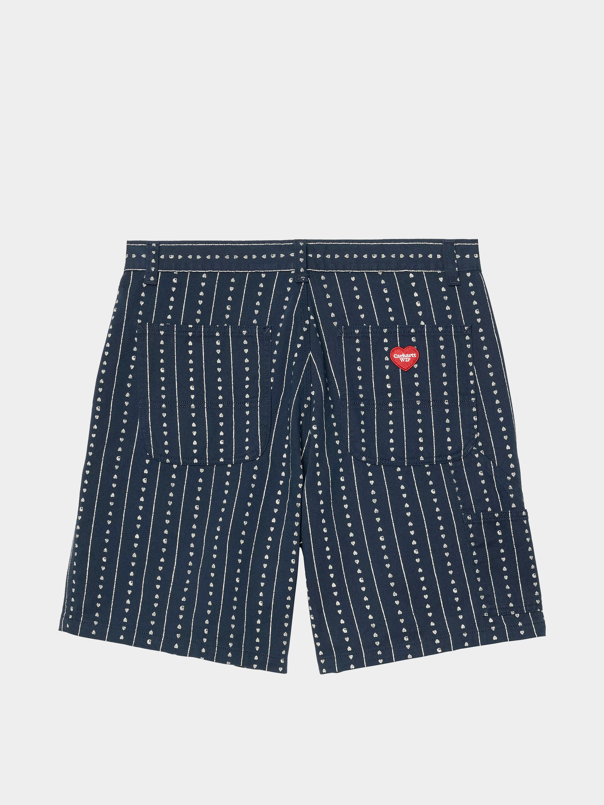 Kraťasy Carhartt WIP Drewe (heart c pinstripe/ink/natural)