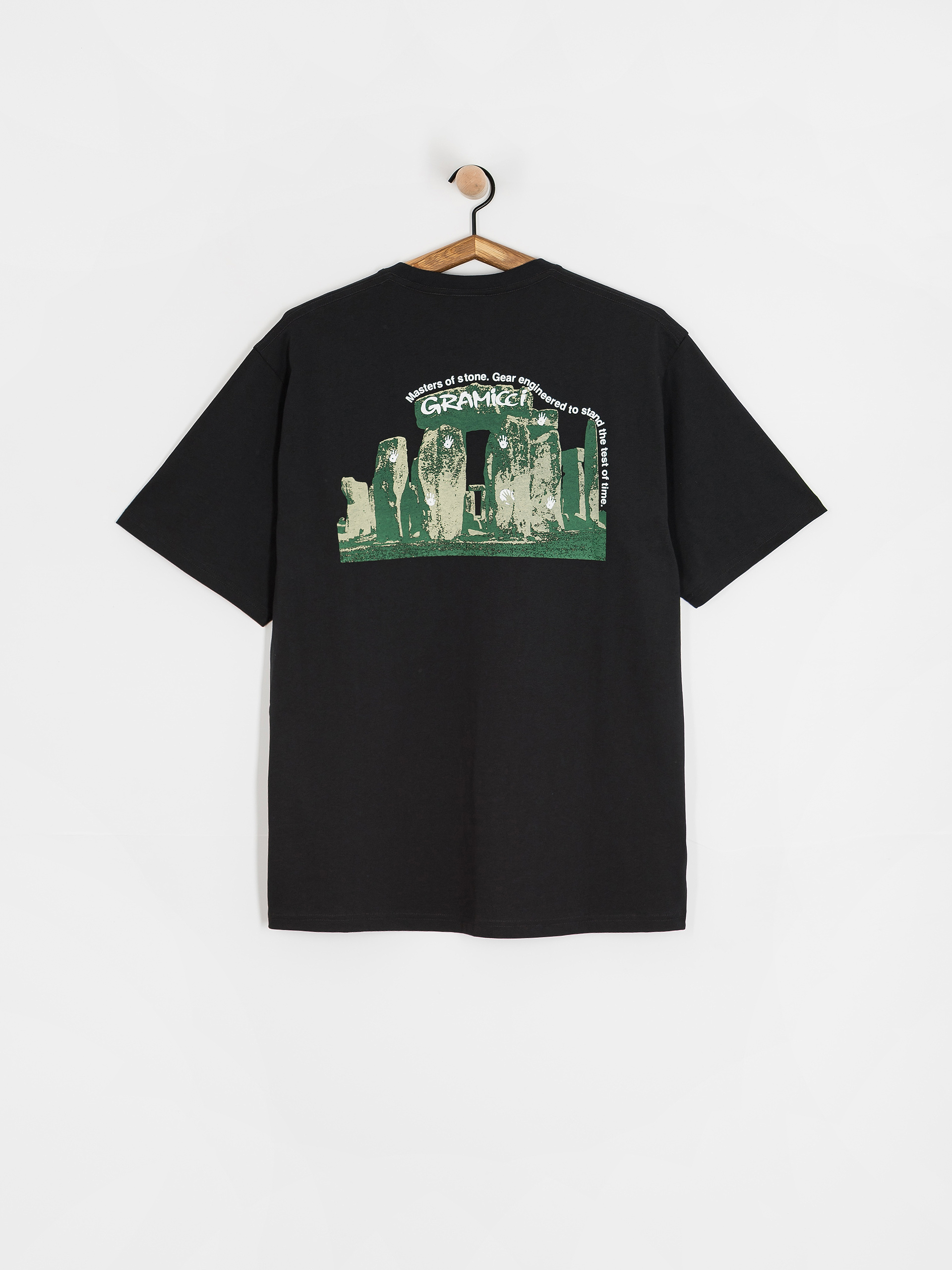 Tričko Gramicci Stonehenge (vintage black)