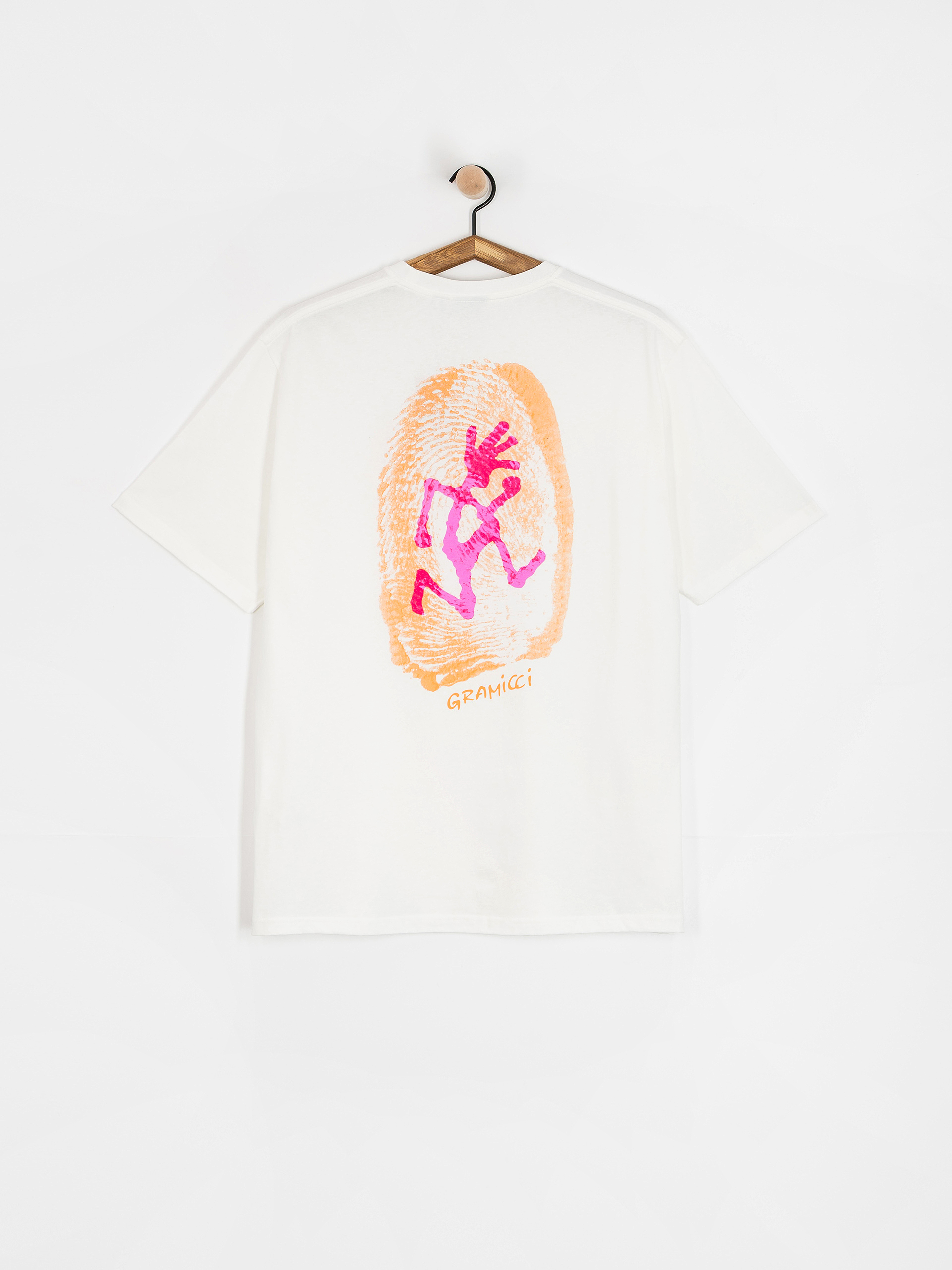 Tričko Gramicci Thumbprint (white)