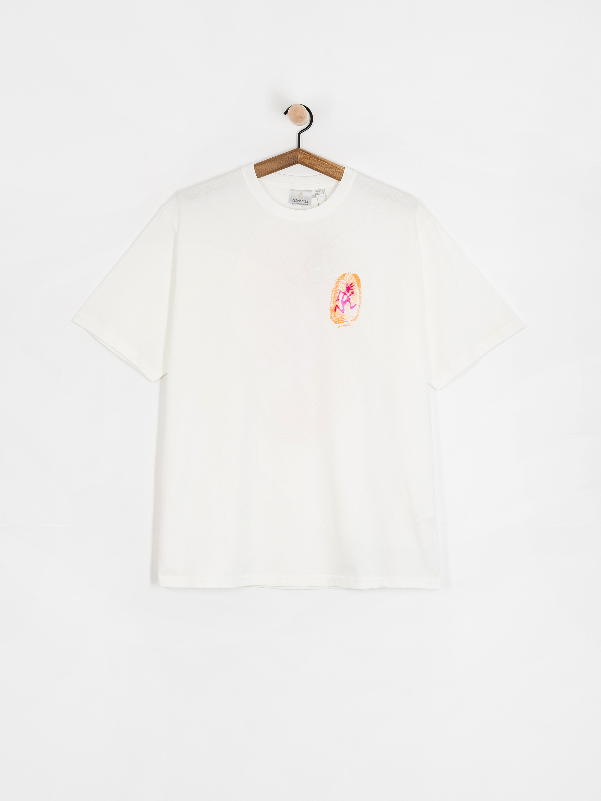 Tričko Gramicci Thumbprint (white)