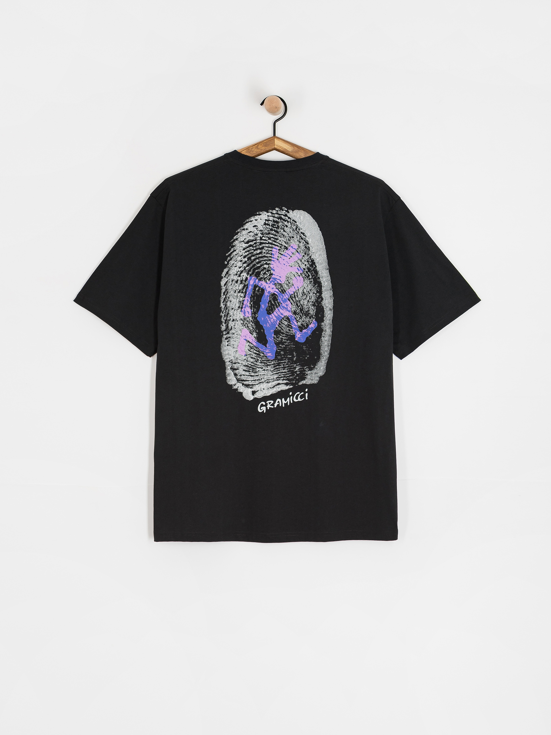 Tričko Gramicci Thumbprint (vintage black)