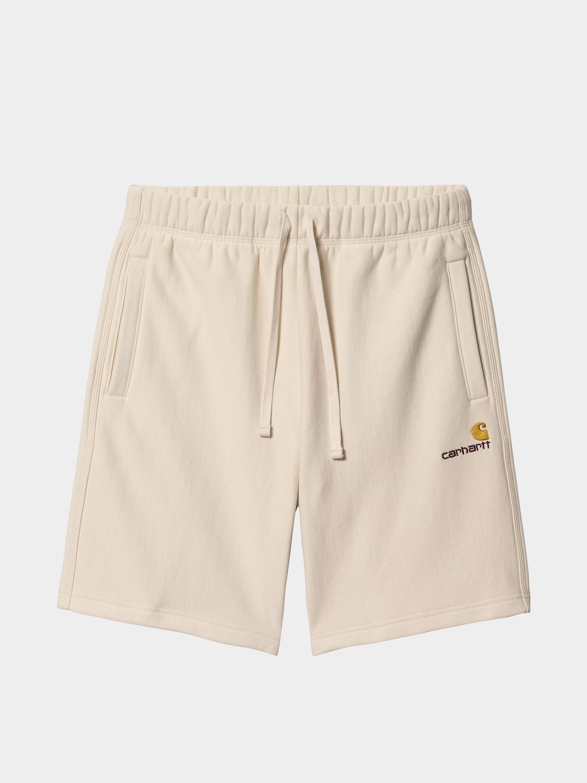 Kraťasy Carhartt WIP American Script (natural)
