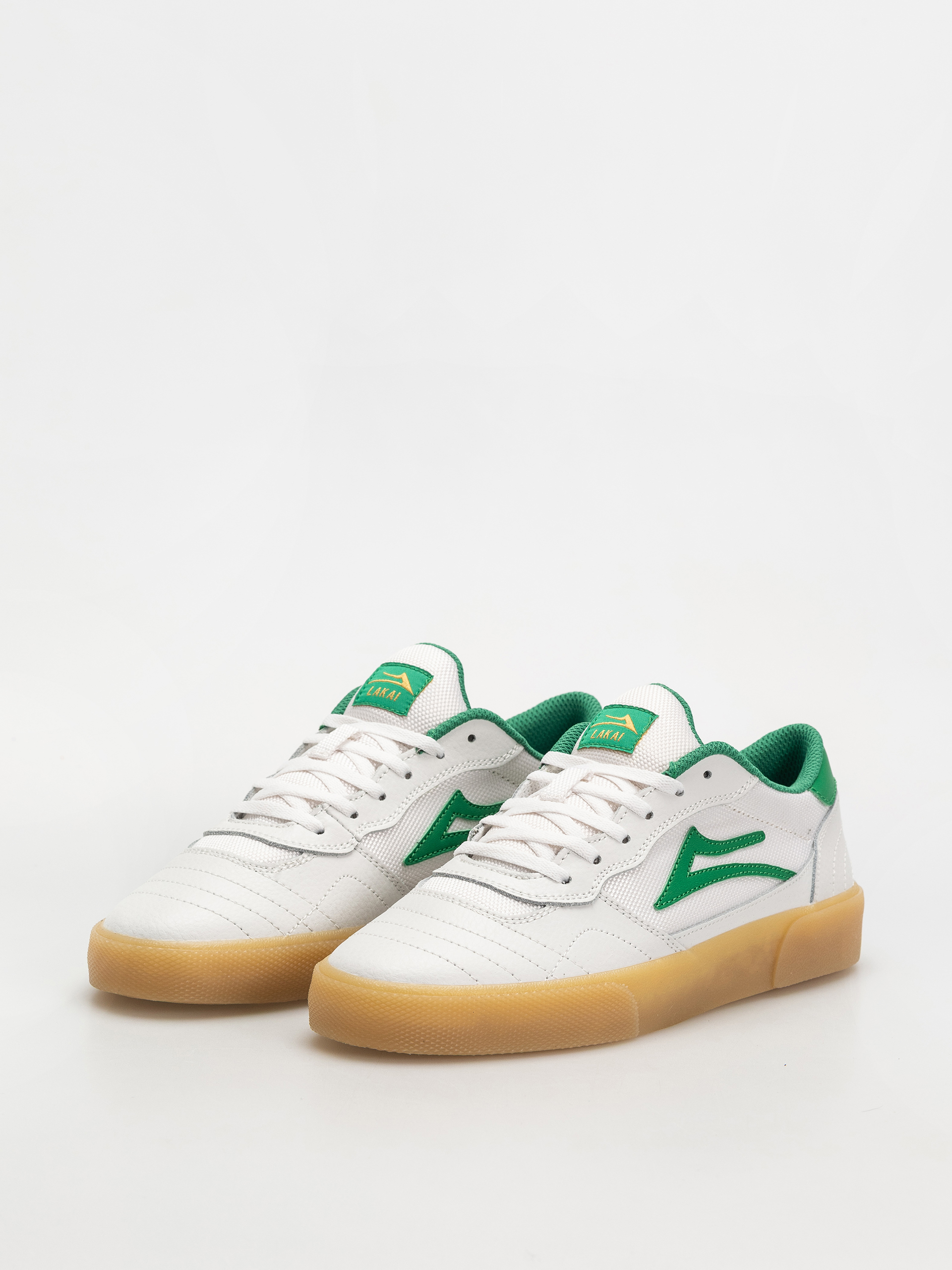 Topánky Lakai Cambridge (white/green/leather)