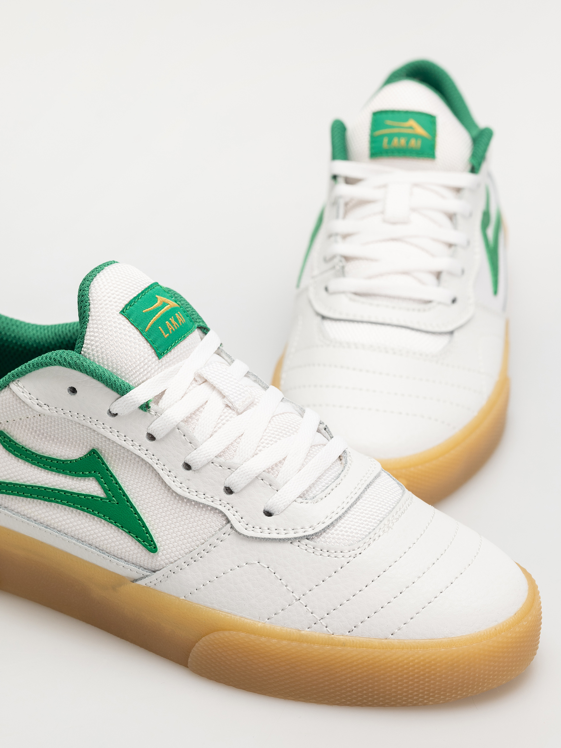 Topánky Lakai Cambridge (white/green/leather)