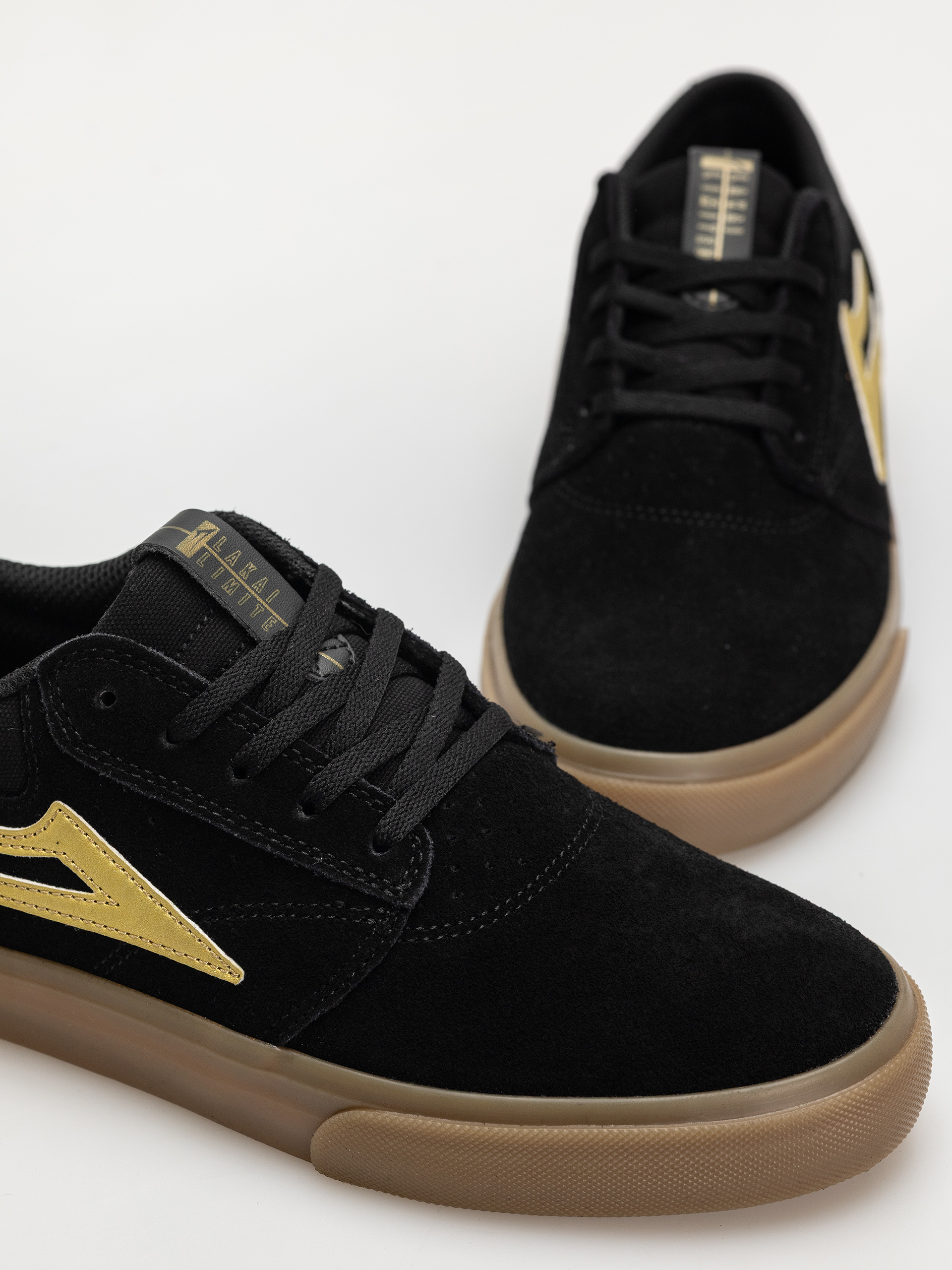 Topánky Lakai Griffin (black/gold/suede)