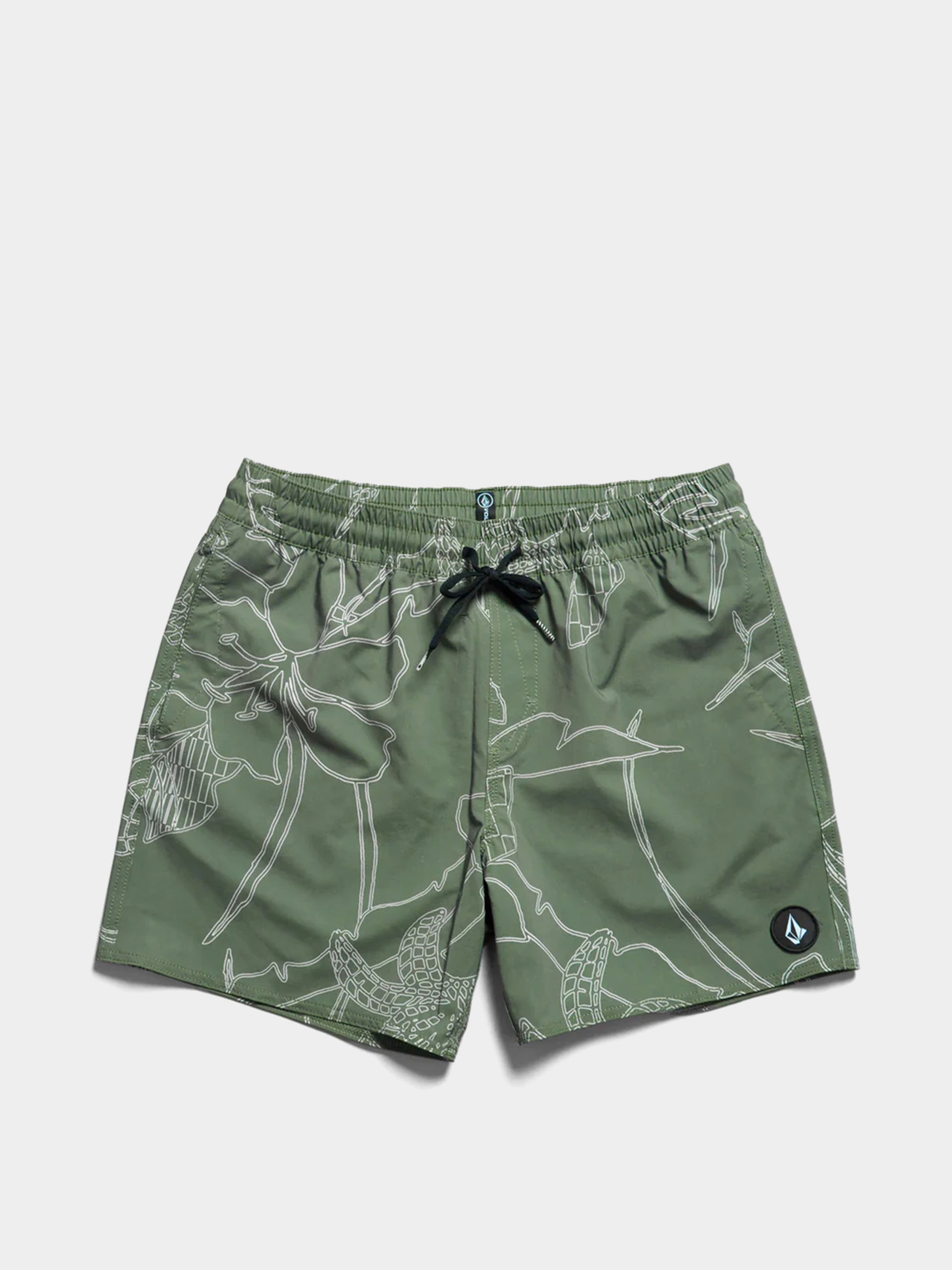 Kraťasy Volcom Lido Print Trunk 16 (light olive)