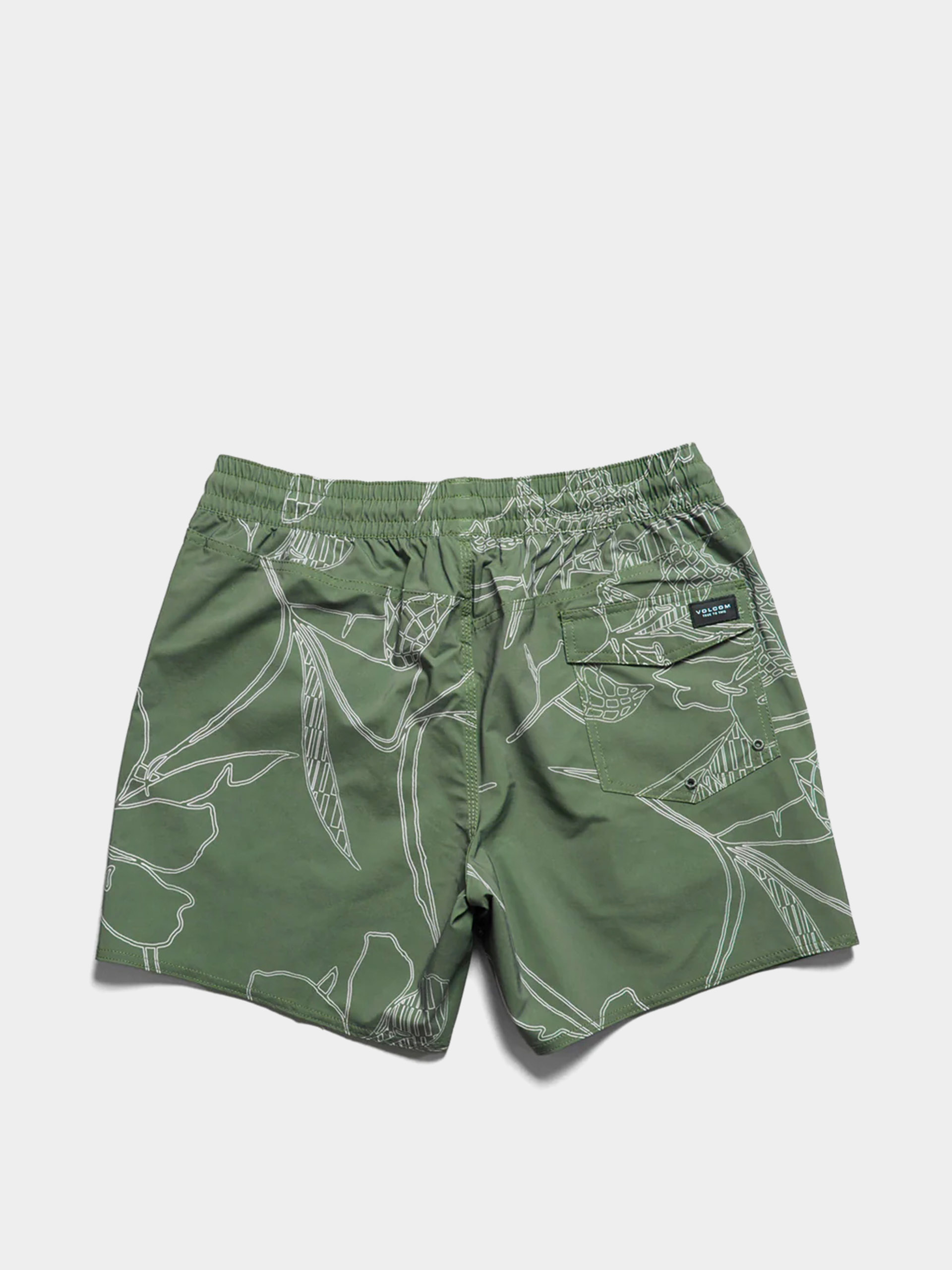 Kraťasy Volcom Lido Print Trunk 16 (light olive)