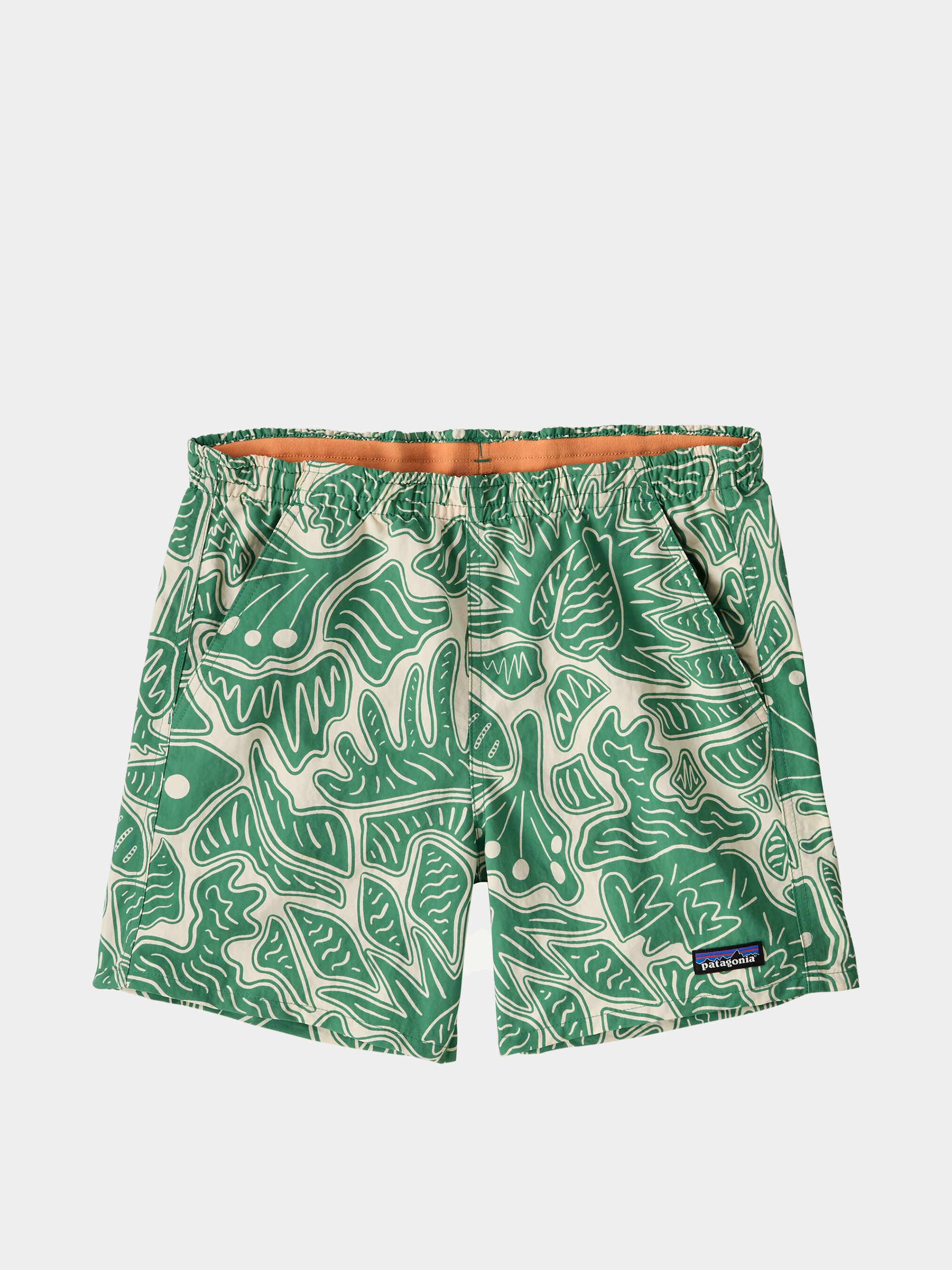 Kraťasy Patagonia Baggies 5in Wmn (bees and flowers/heartleaf green)
