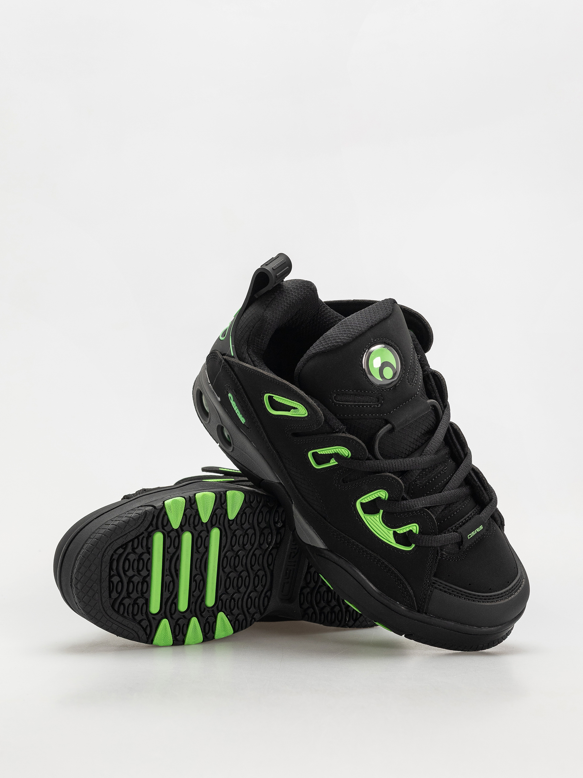 Topánky Osiris D3 E (black/charcoal/green)
