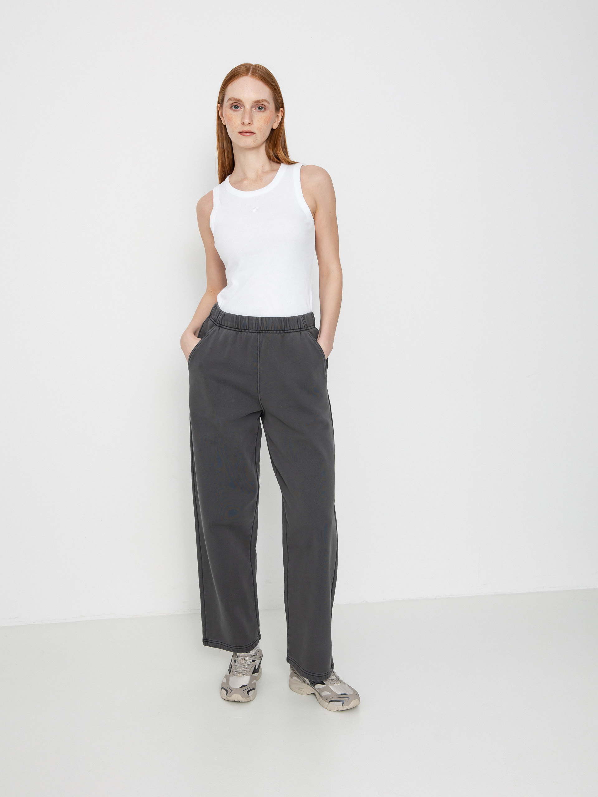 Nohavice Carhartt WIP Benton Wmn (black)