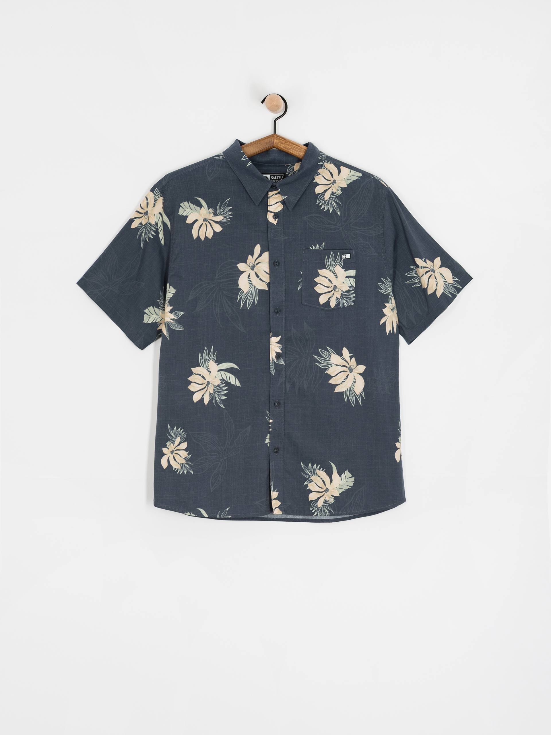 Košeľa Salty Crew Bloomin (dark lava)