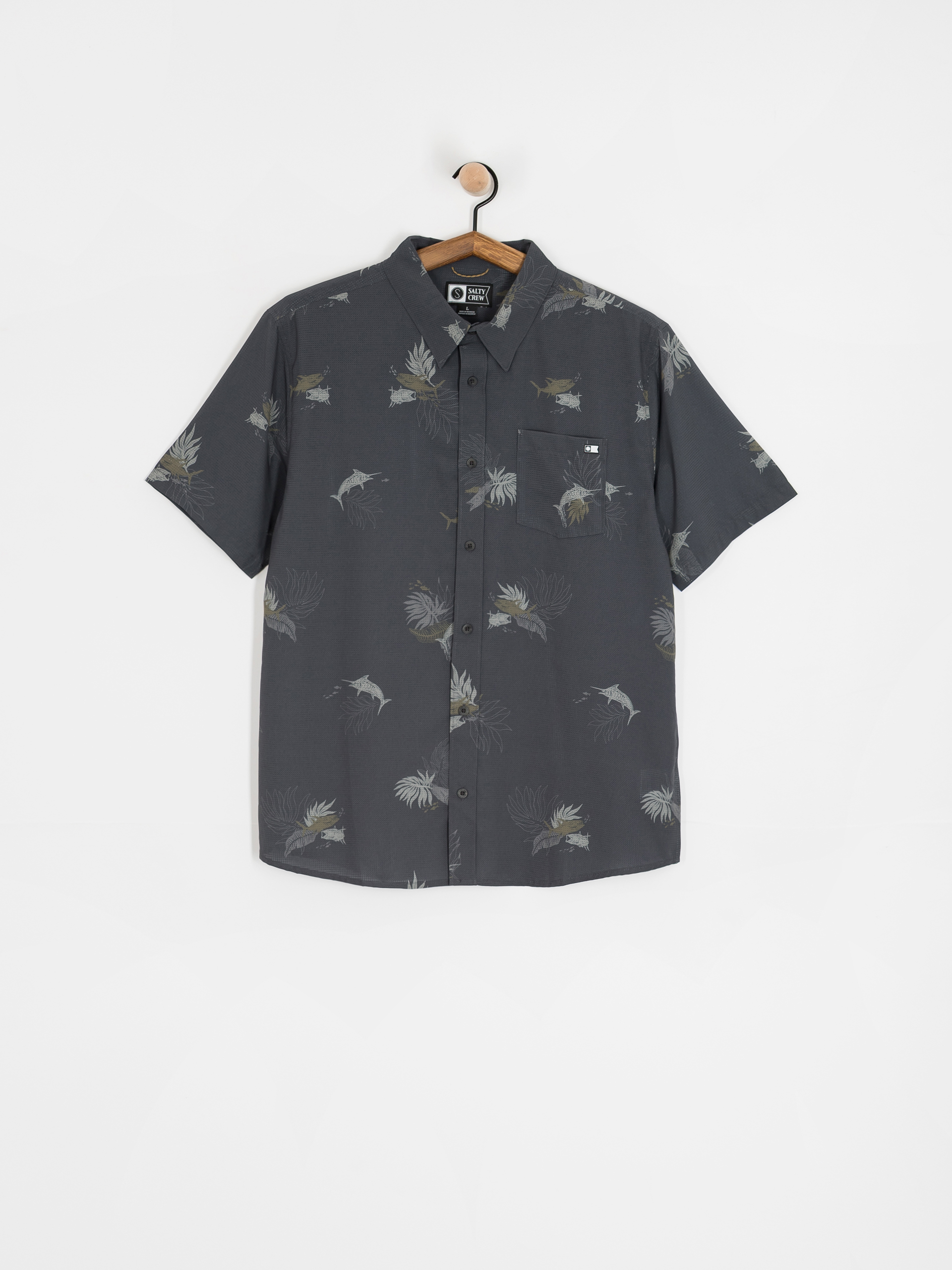 Košeľa Salty Crew Breezer Perf Tech (charcoal)