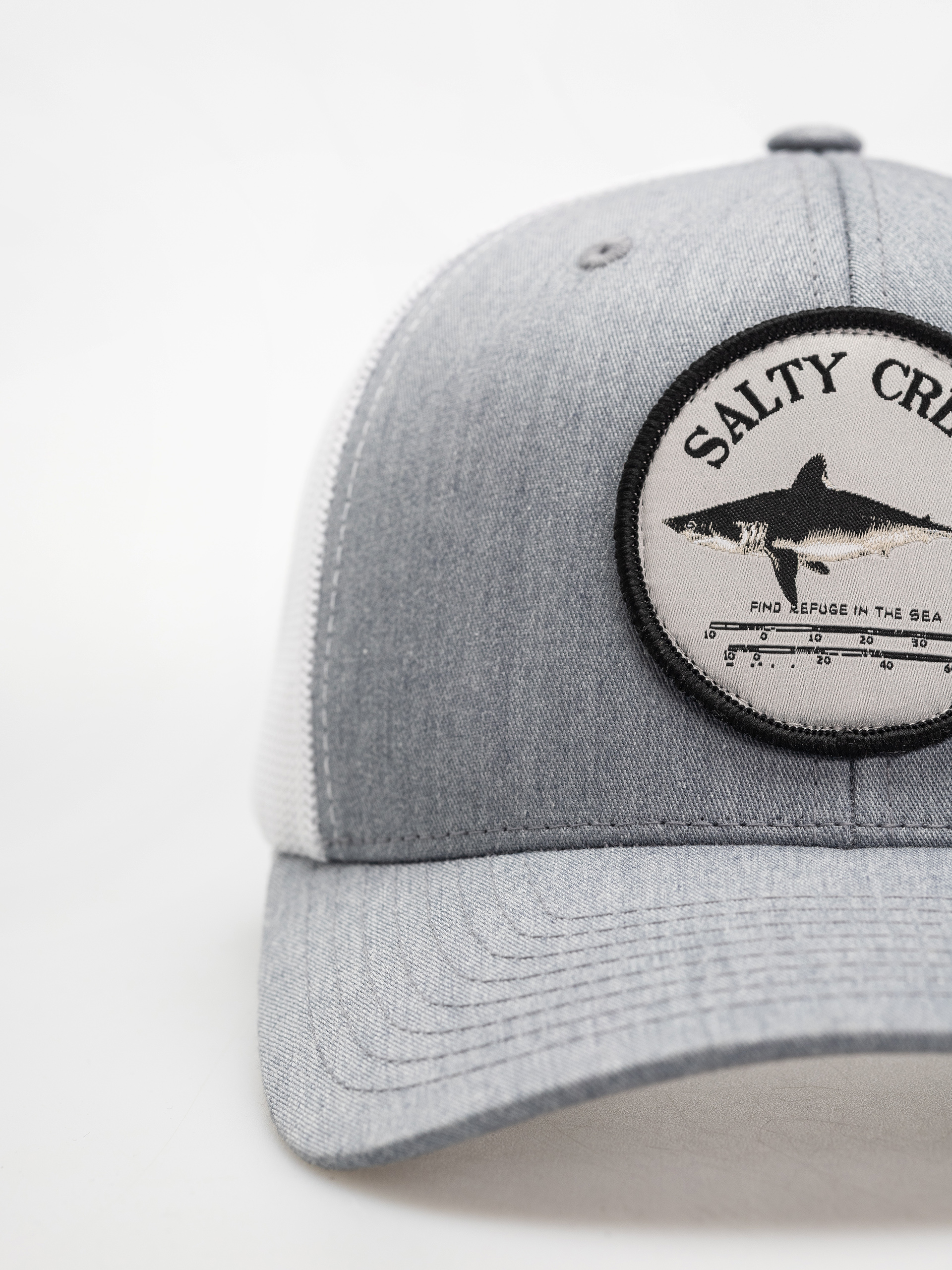 Šiltovka Salty Crew Bruce (heather grey white)