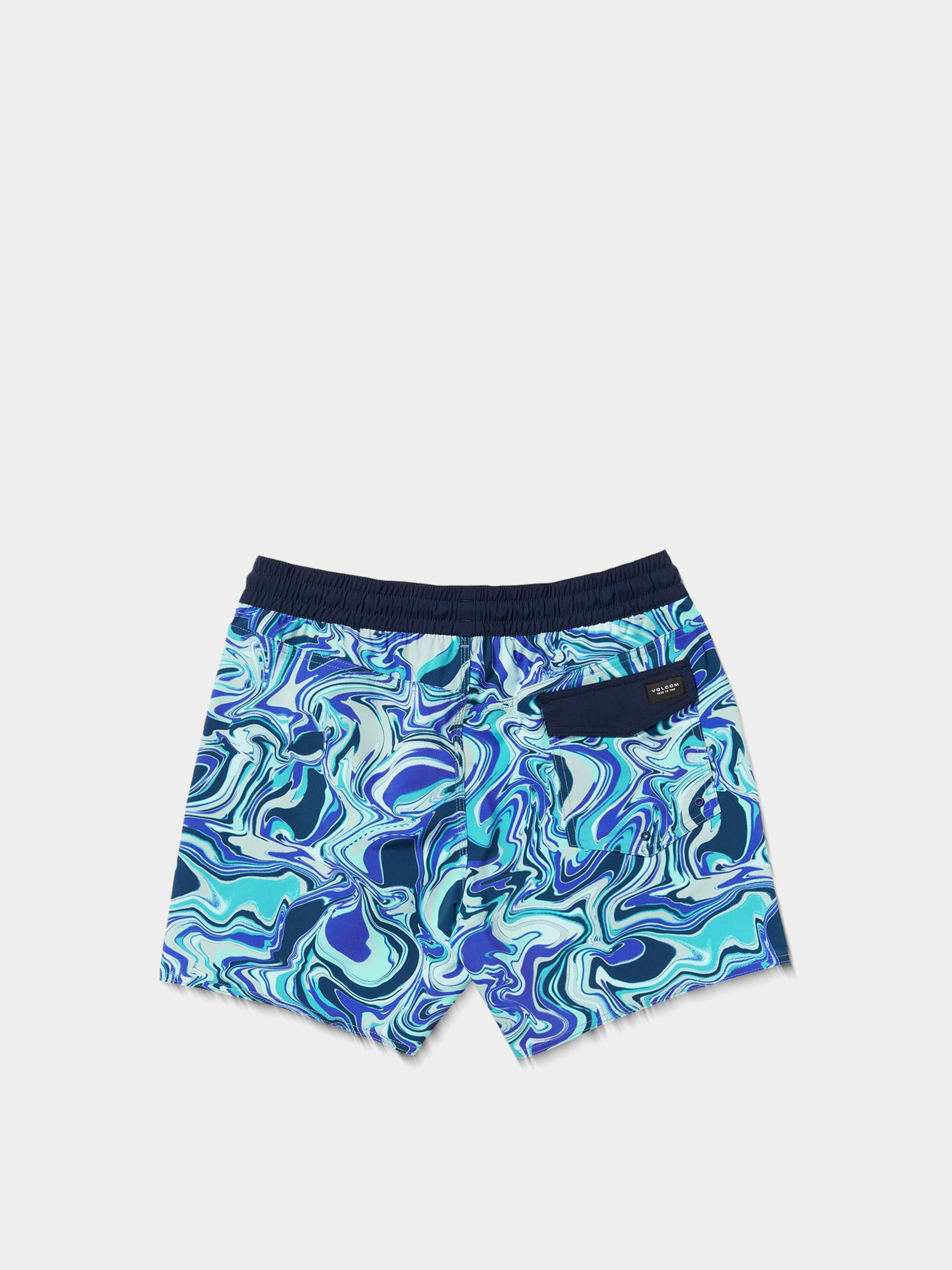 Kraťasy Volcom Lido Print Trunk 16 (navy)