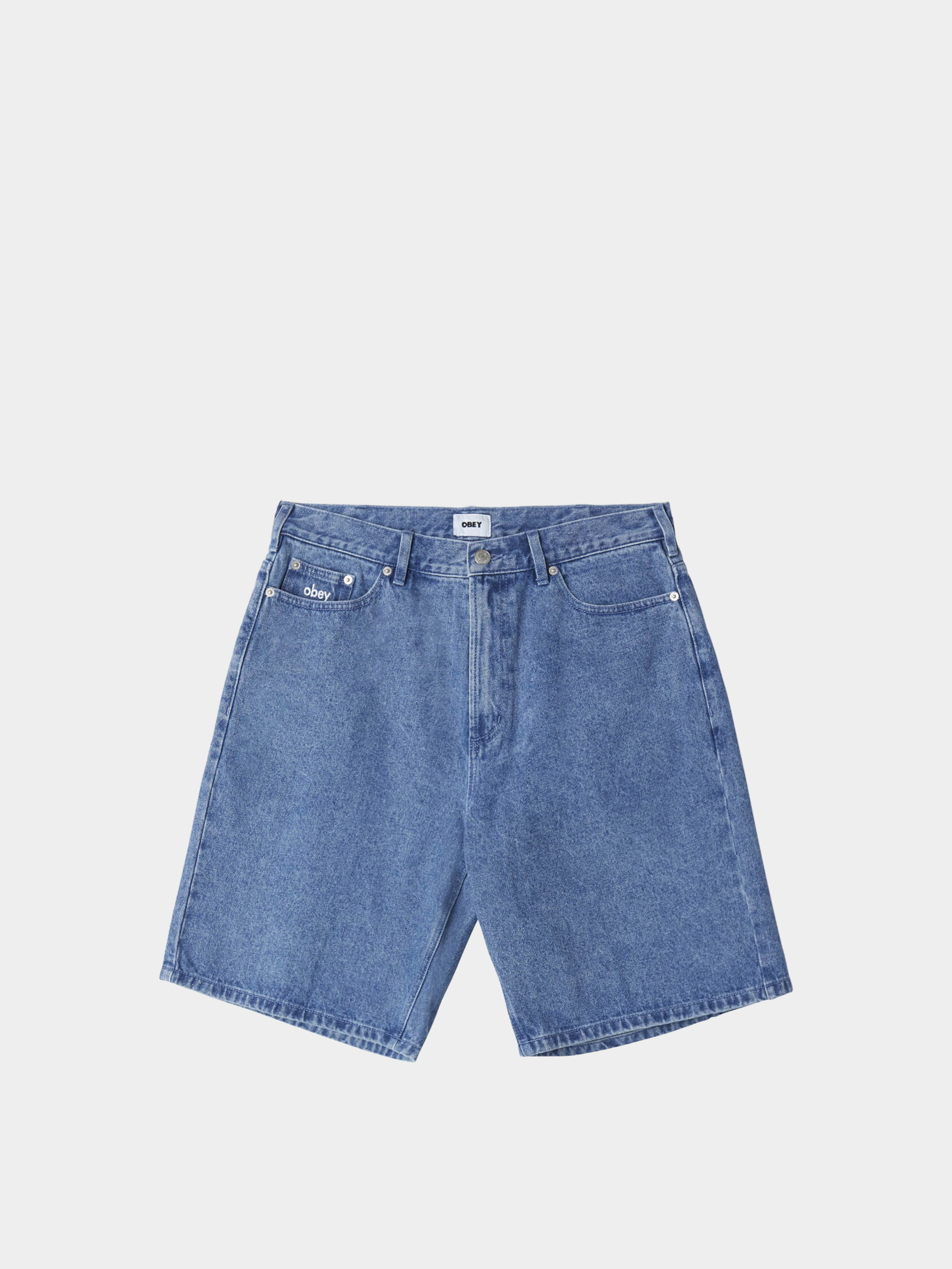 Kraťasy OBEY Bigwig Baggy Denim (light indigo)