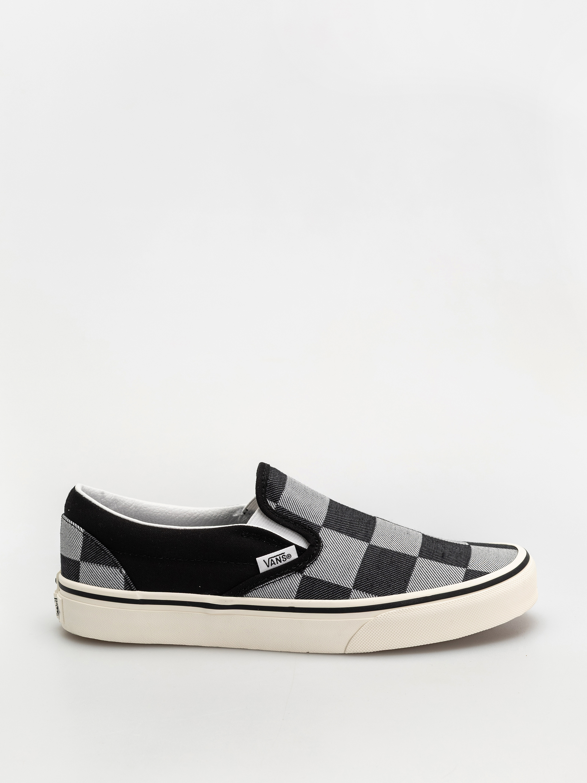 Topu00e1nky Vans Classic Slip On (mono checkerboard black)
