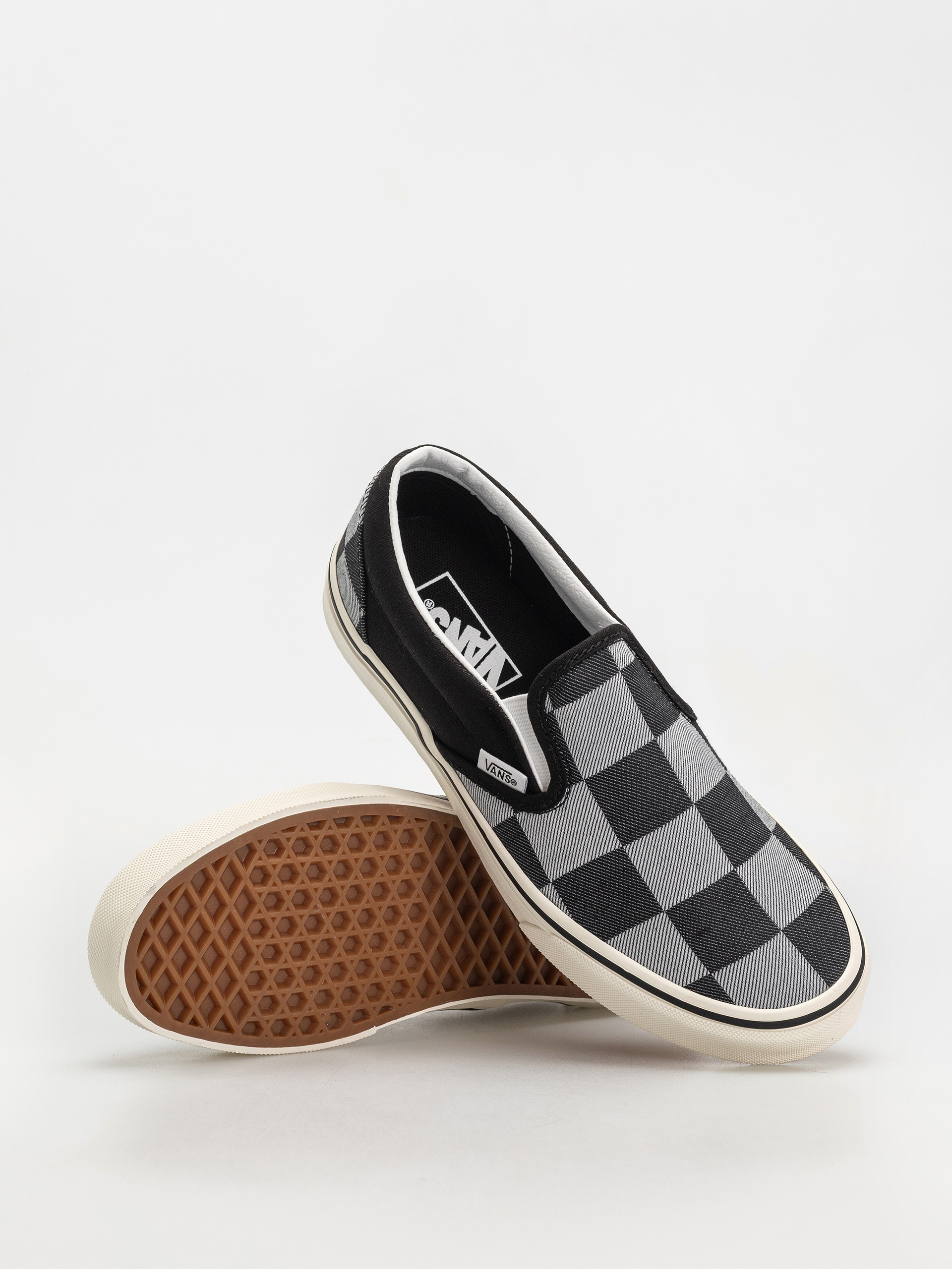 Topánky Vans Classic Slip On (mono checkerboard black)