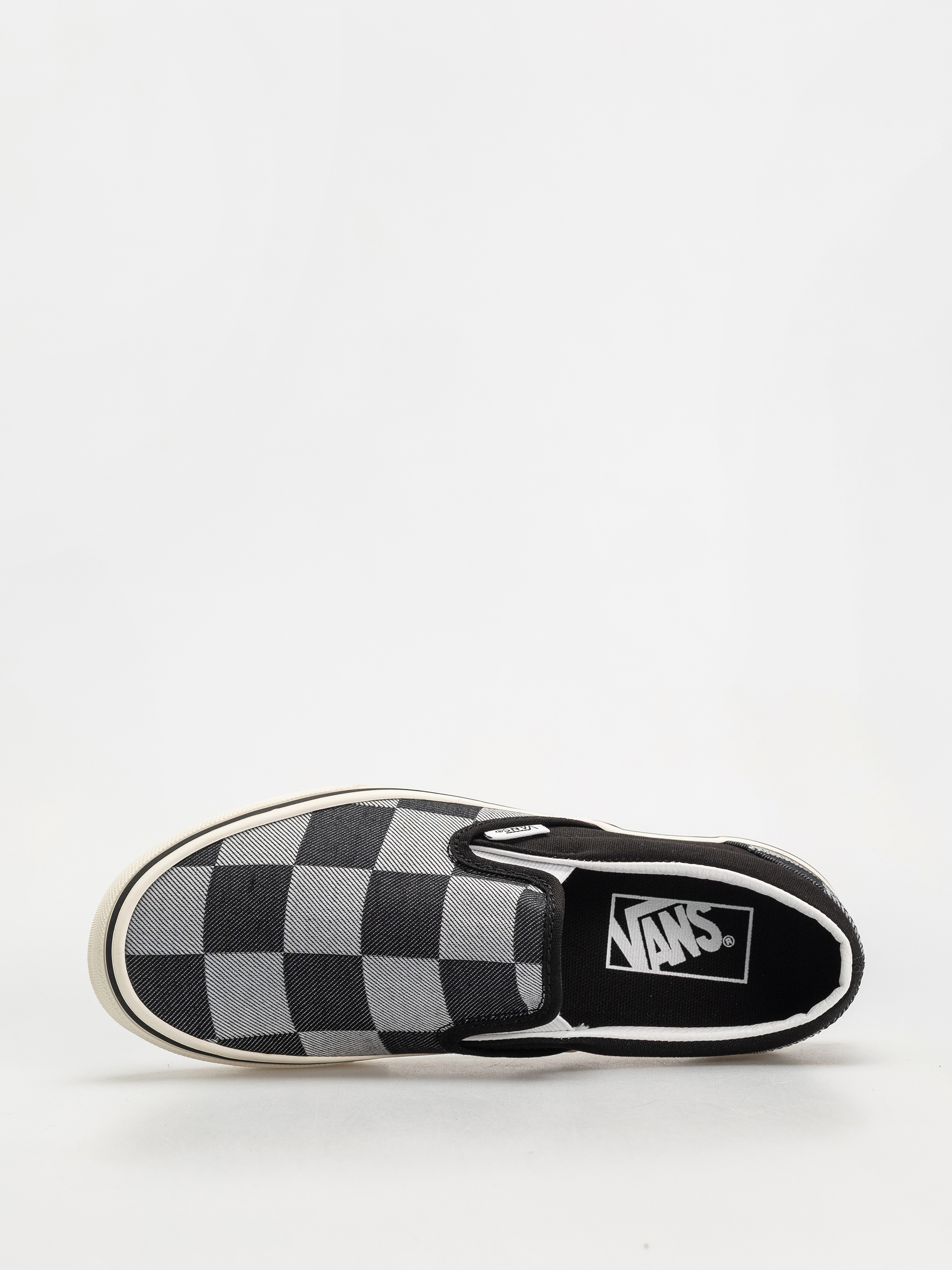 Topánky Vans Classic Slip On (mono checkerboard black)
