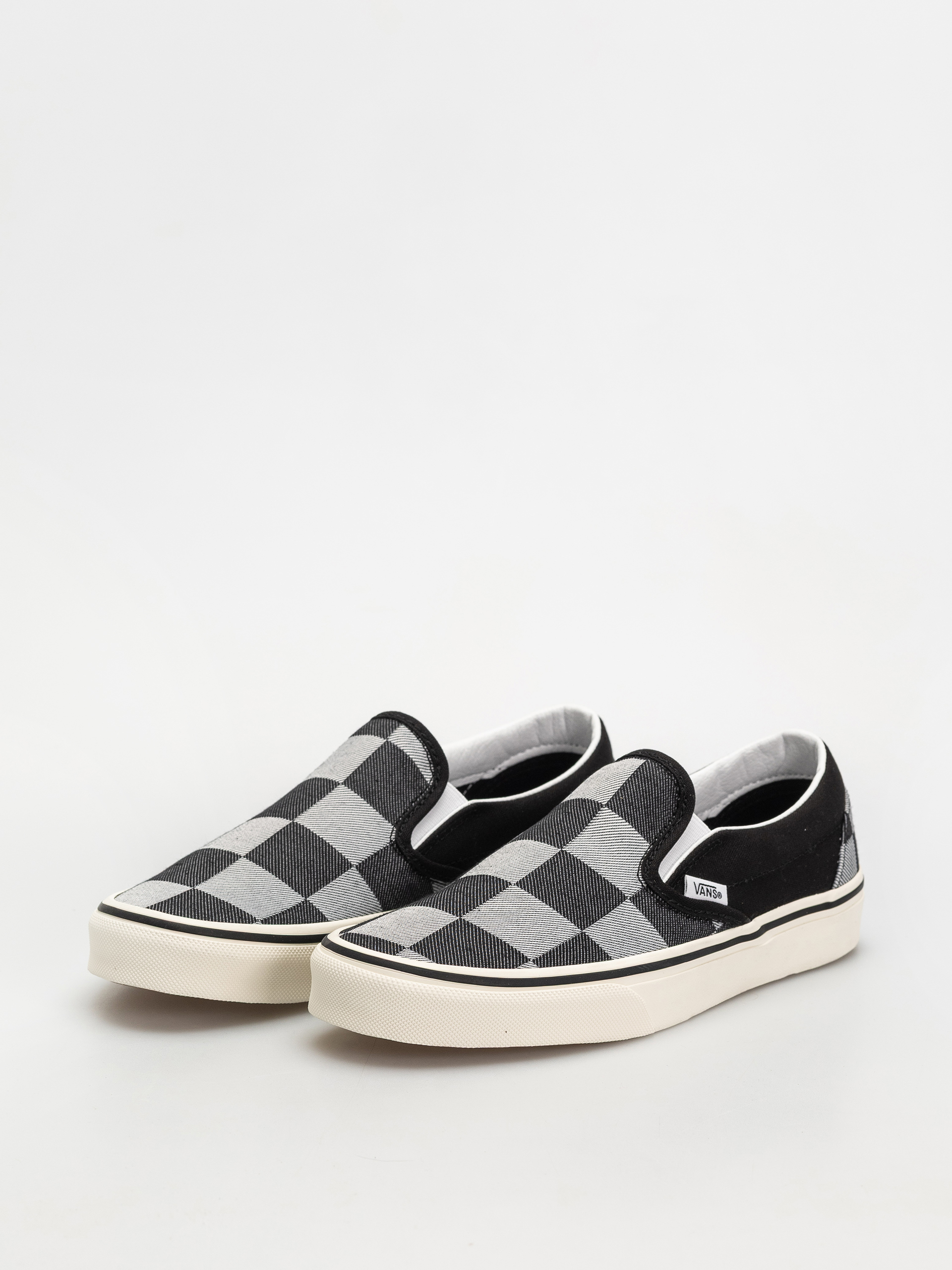 Topánky Vans Classic Slip On (mono checkerboard black)