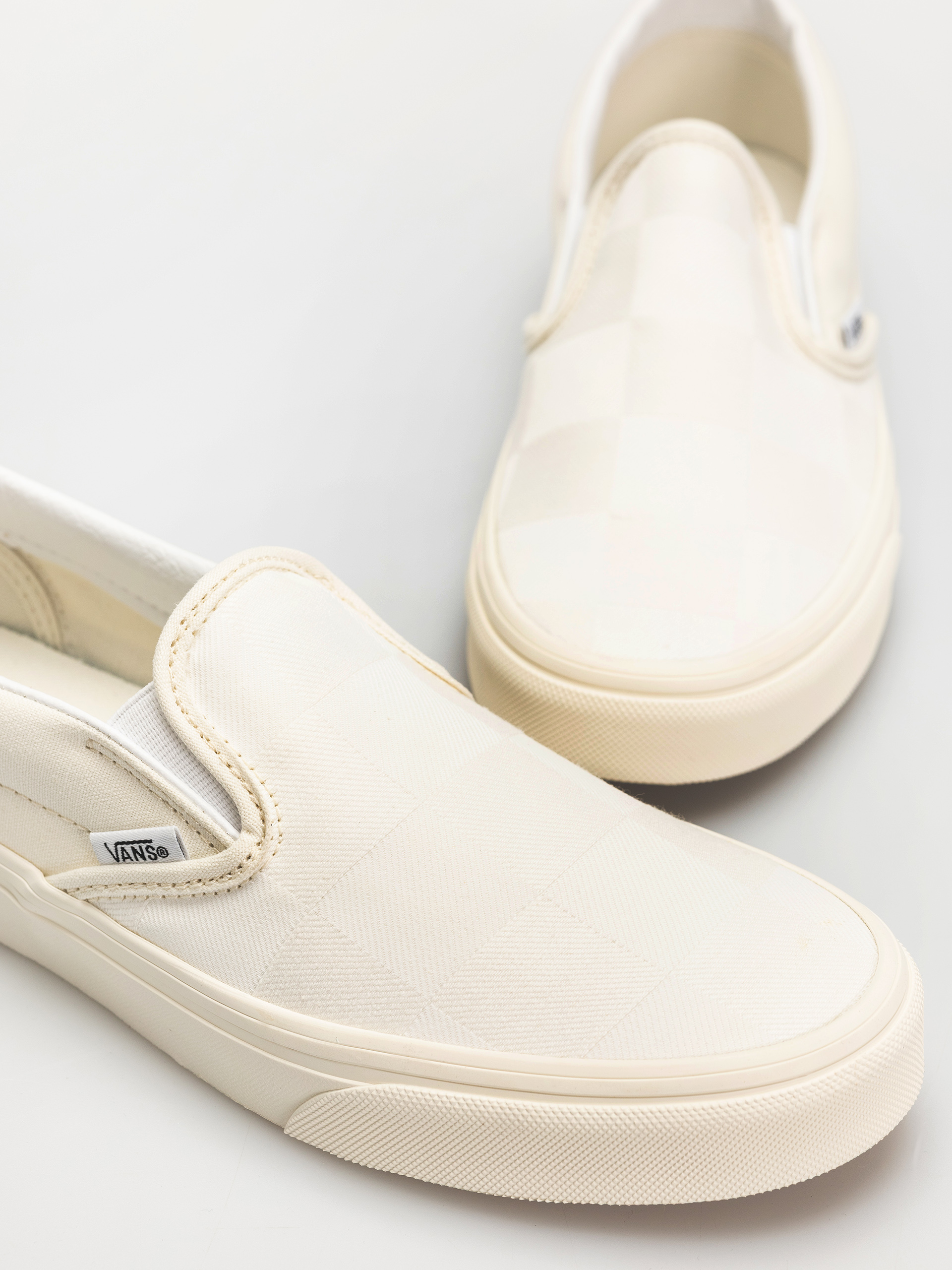 Topánky Vans Classic Slip On (mono checkerboard white)