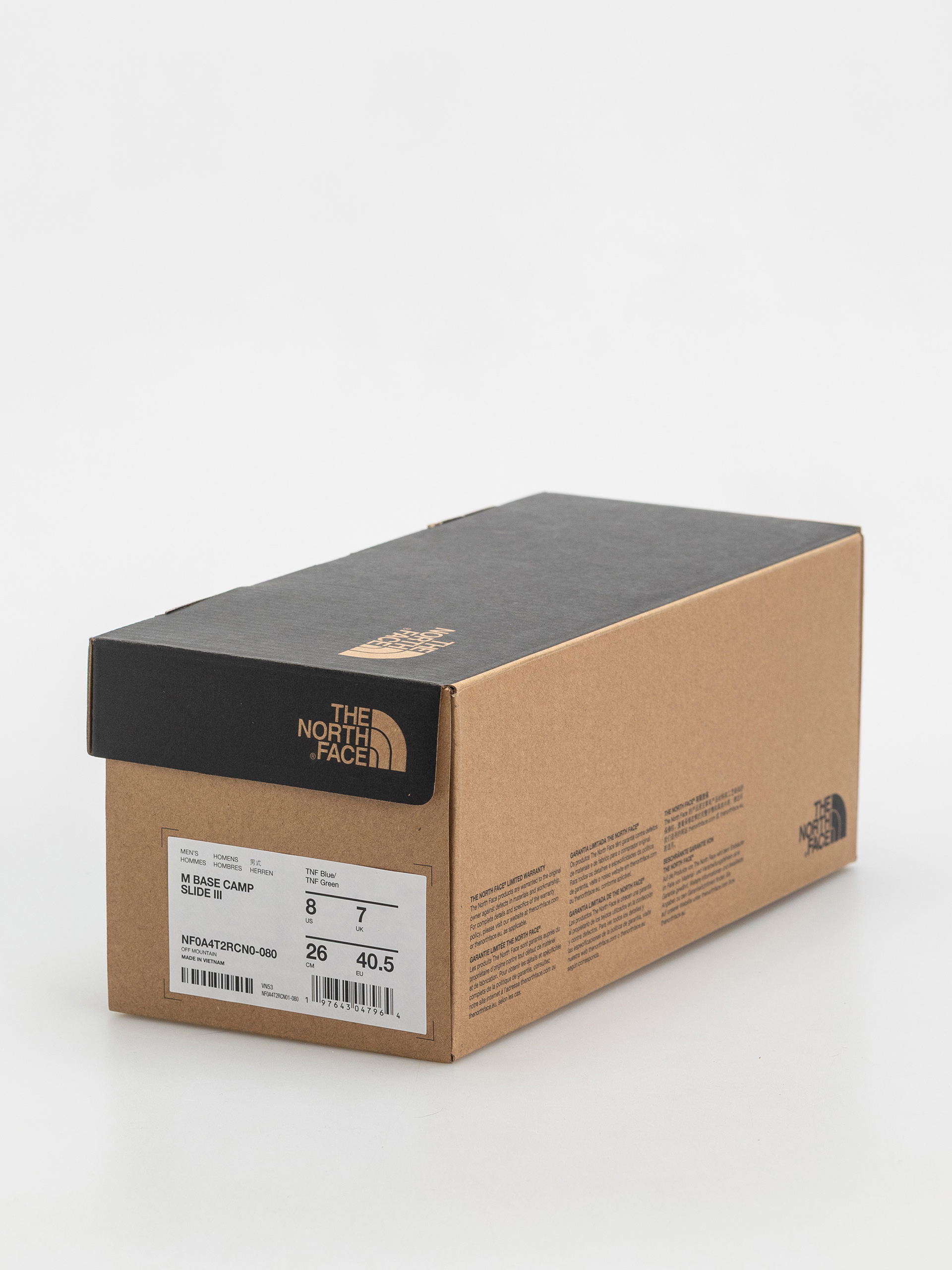 Šľapky The North Face Base Camp III (tnf blue/tnf green)