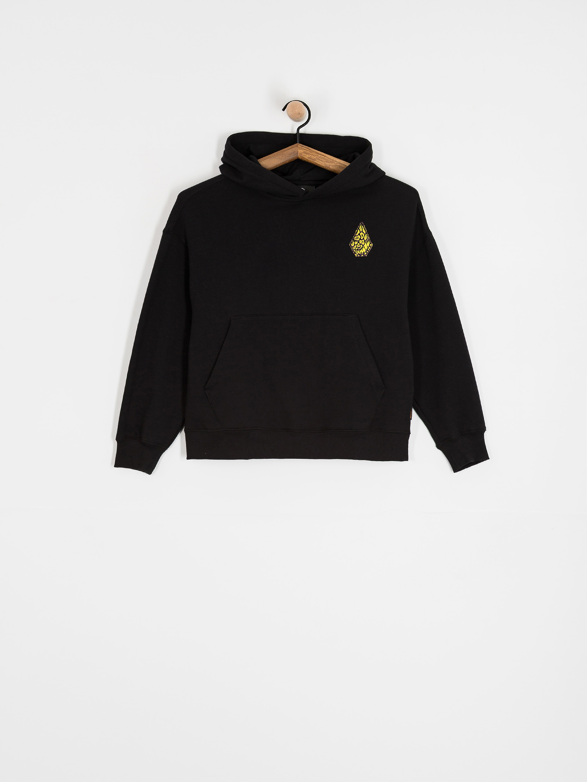 Mikina s kapucňou Volcom Fa Tetsunori HD JR (black)